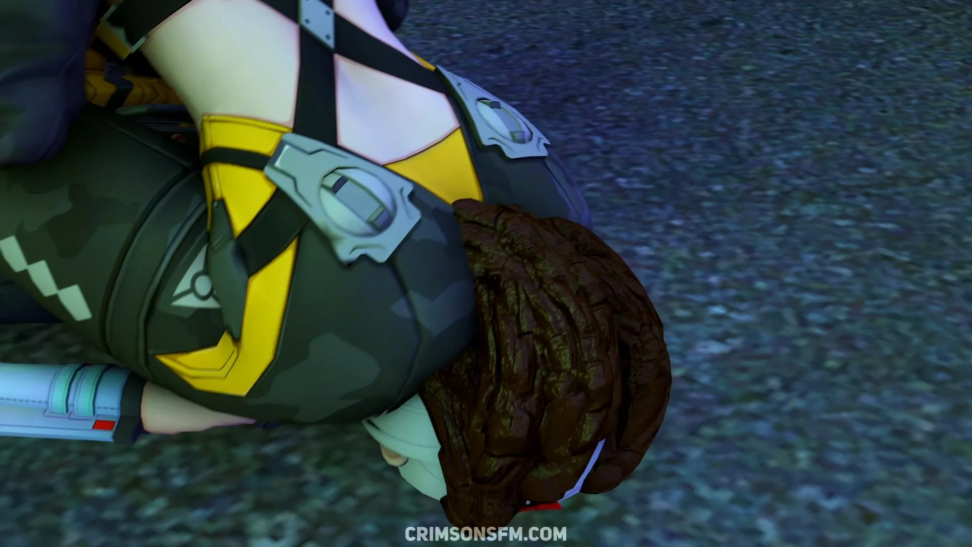 Trigger farts on Soldier 11 — pooping scene with scat alternative — fetish SFM preview 3