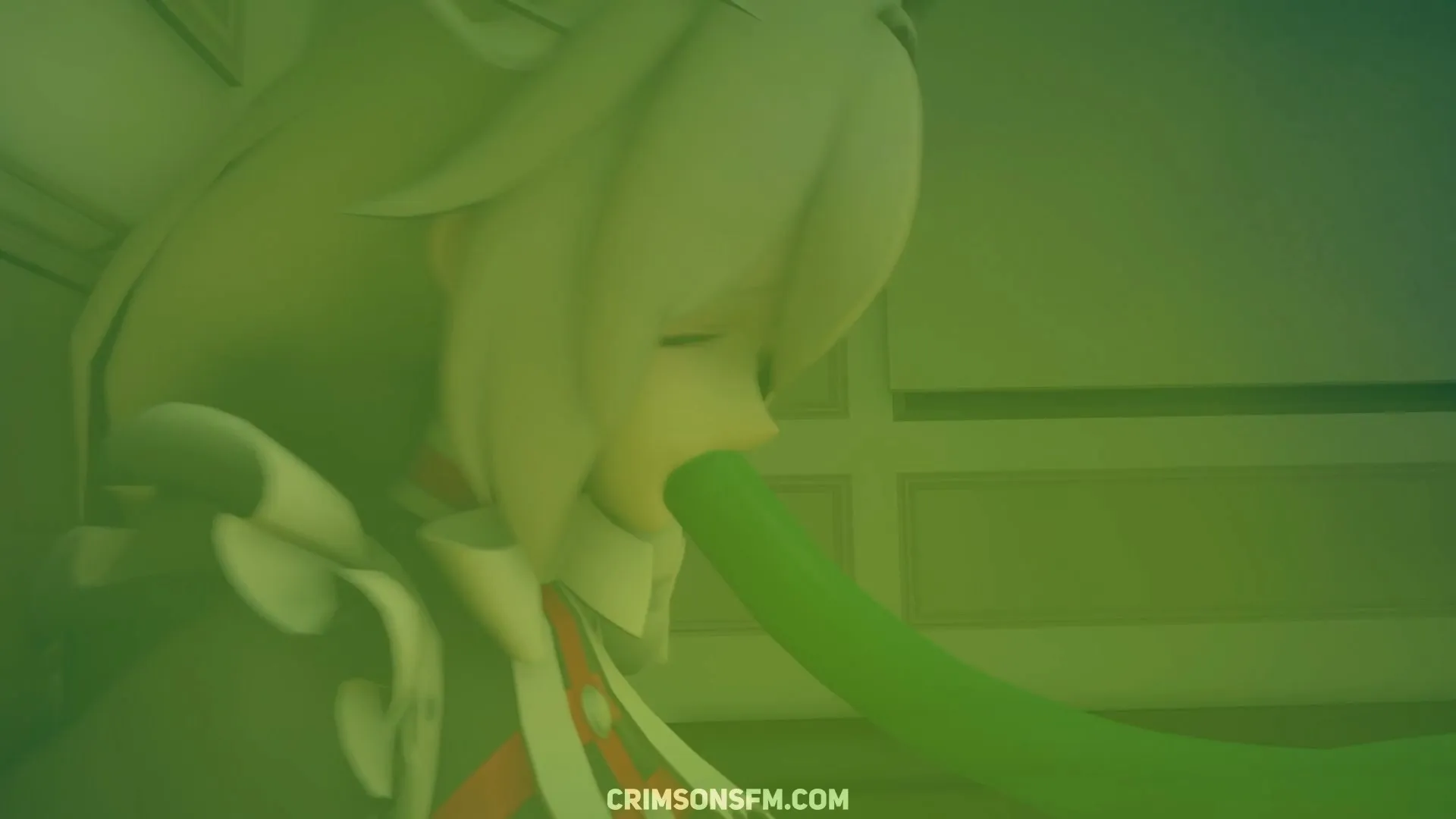 Yixuan farts on Alexandrina Sebastiane with gas cloud — Gas fetish SFM preview 2