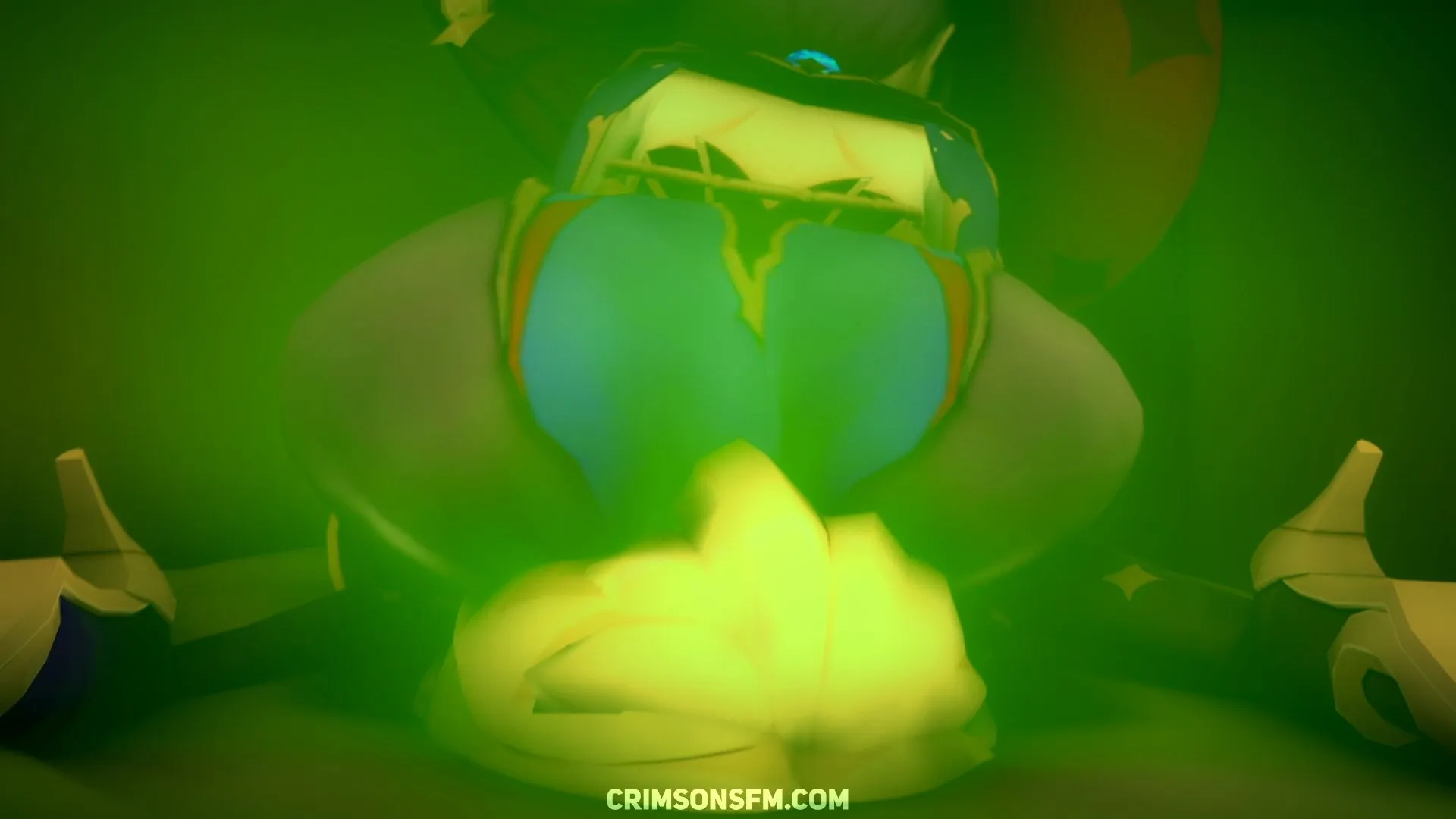 Mona, Keqing and Ganyu fart on Aether with gas cloud — Gas fetish SFM preview 1