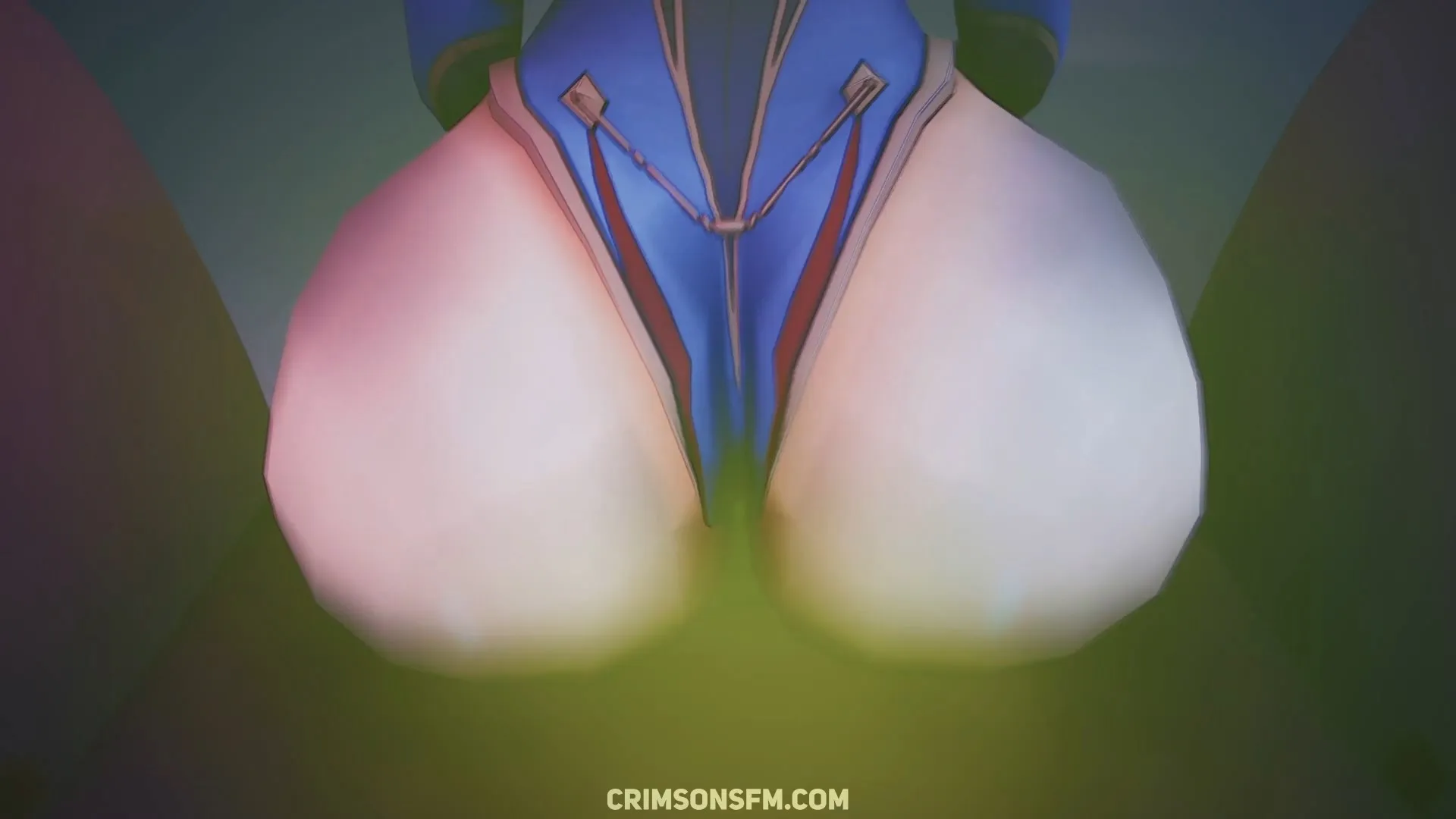 Mona farts on Aether with gas cloud — Gas fetish SFM preview 2