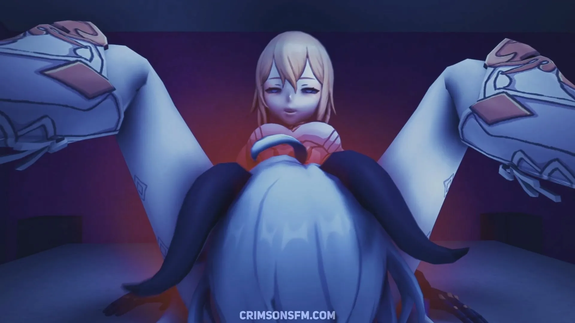 Jean farts on Ganyu with gas cloud — Gas fetish SFM preview 3