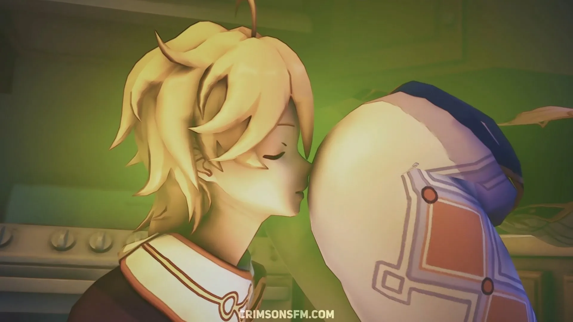Jean farts on Aether with gas cloud — Gas fetish SFM preview 3