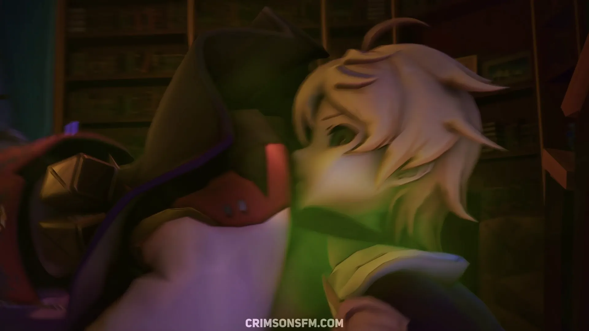 Burnice farts on Aether with gas cloud — Gas fetish SFM preview 1