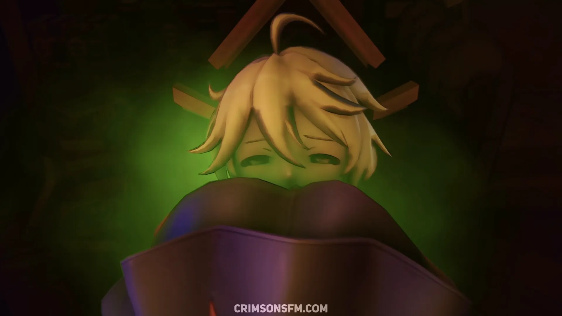Burnice farts on Aether with gas cloud — Gas fetish SFM preview 3