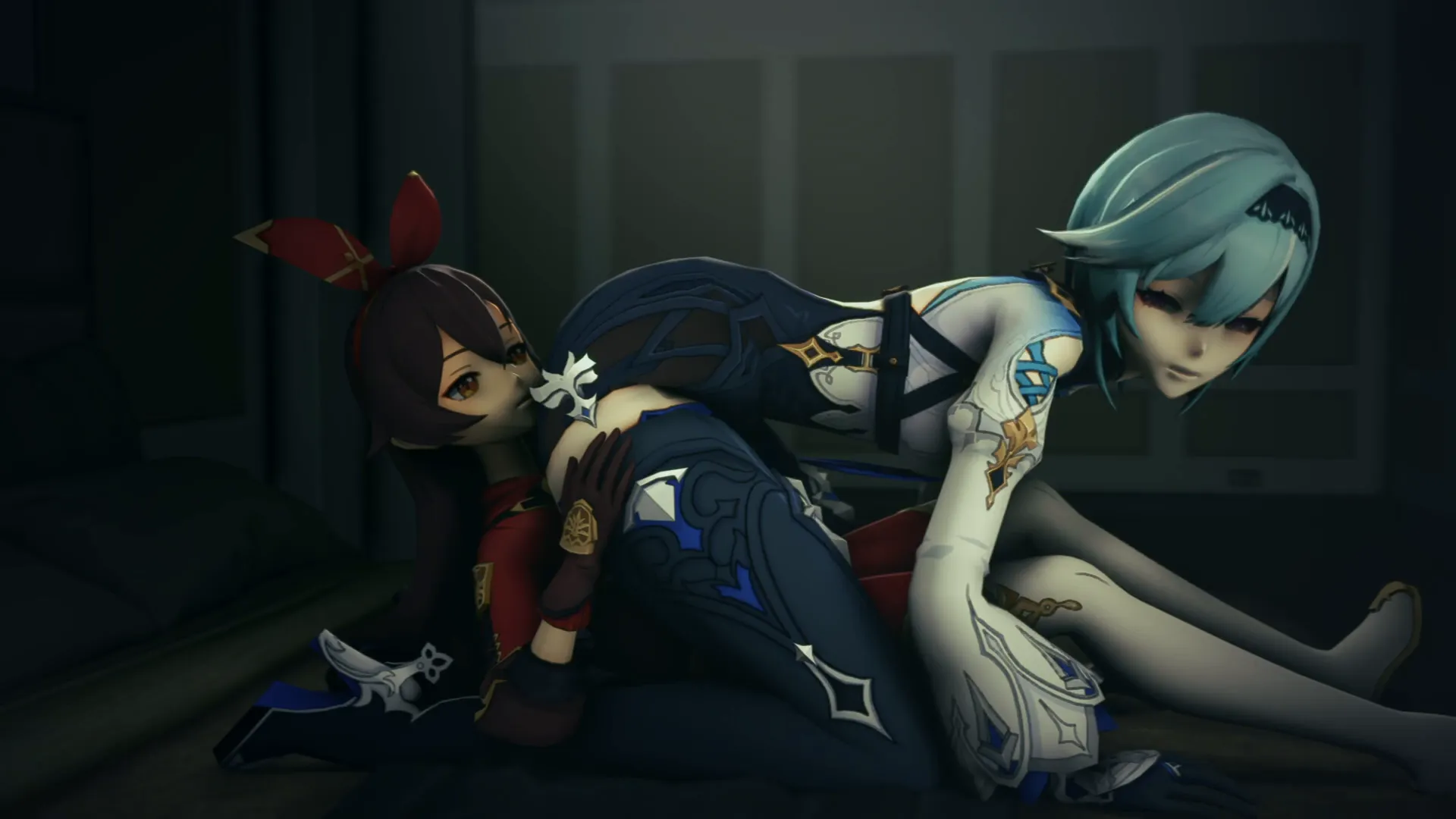 Eula farts on Amber