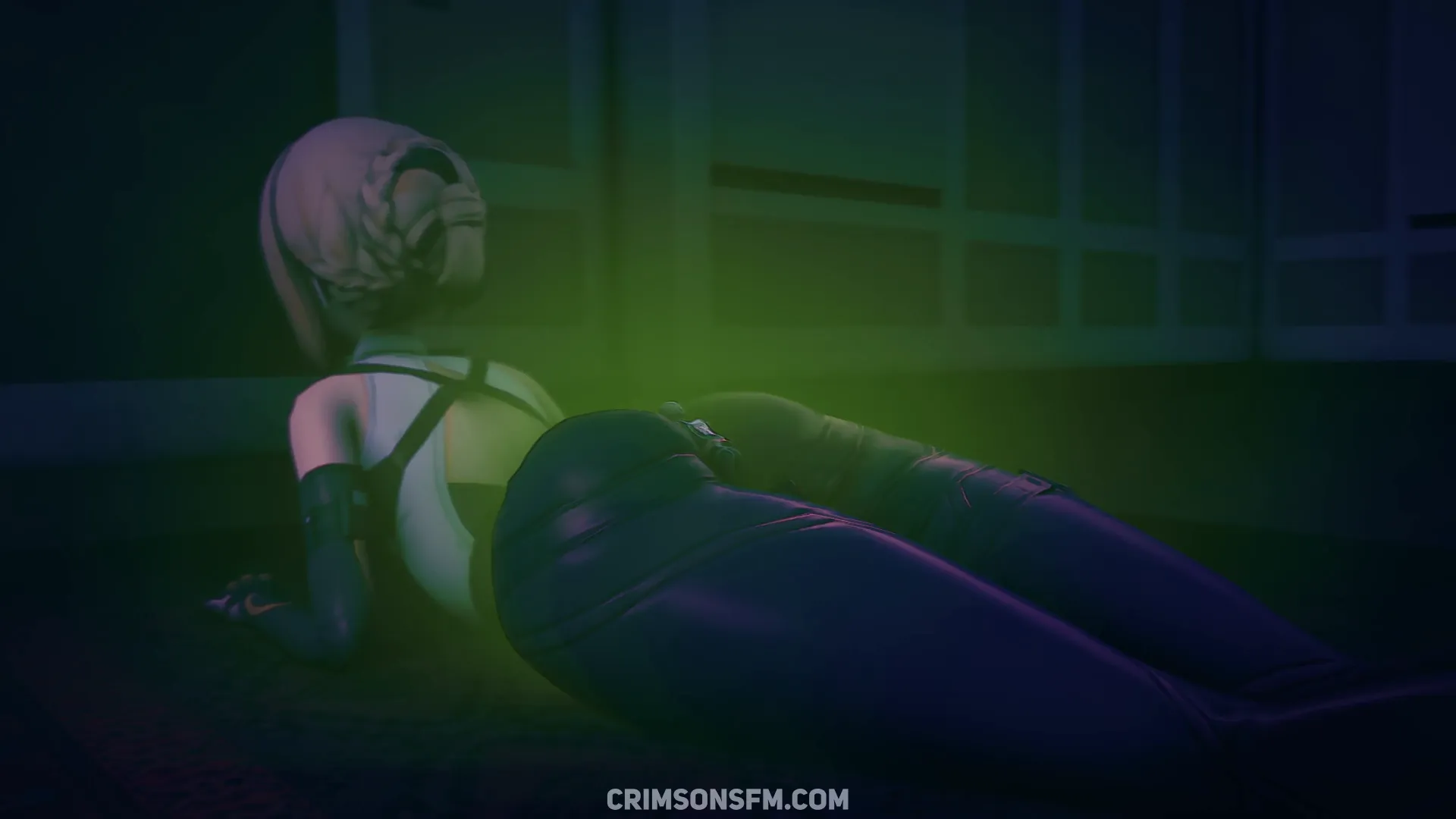 Evelyn Chevalier farts on Wise with gas cloud — Gas fetish SFM preview 1