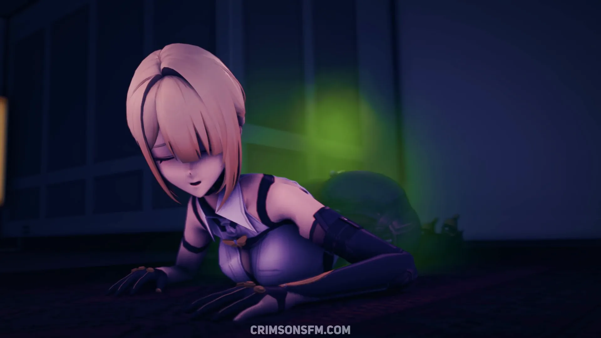 Evelyn Chevalier farts on Wise with gas cloud — Gas fetish SFM preview 3