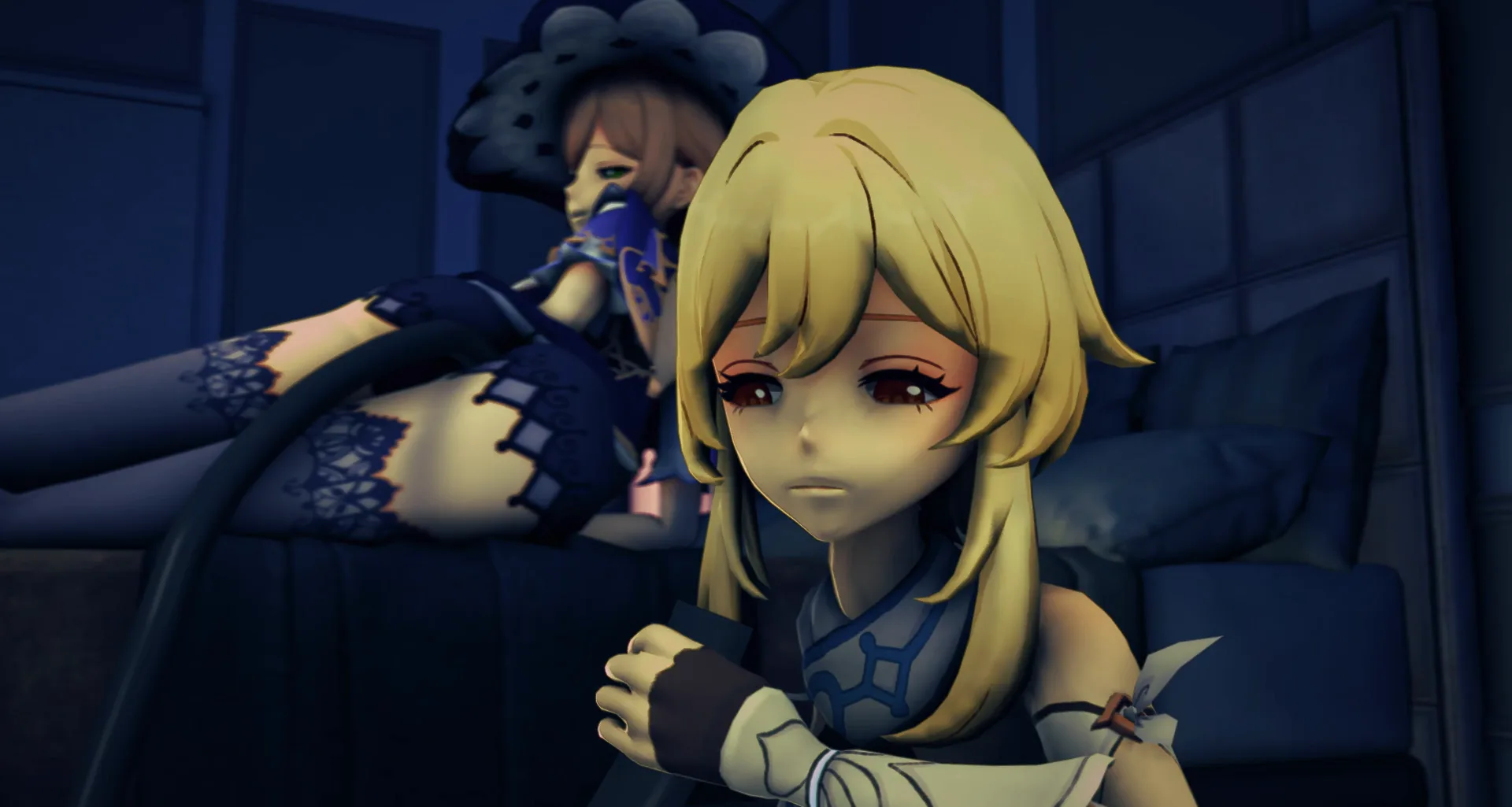 Lisa farts on Lumine