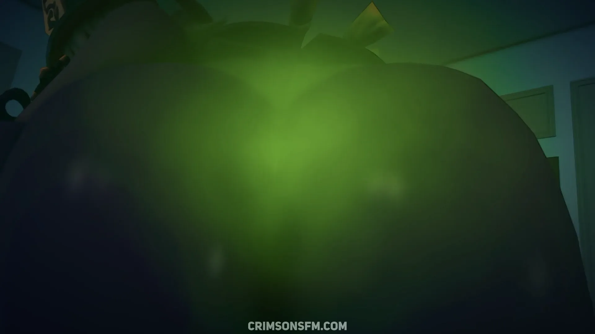 Hu Tao farts on Aether with gas cloud — Gas fetish SFM preview 3