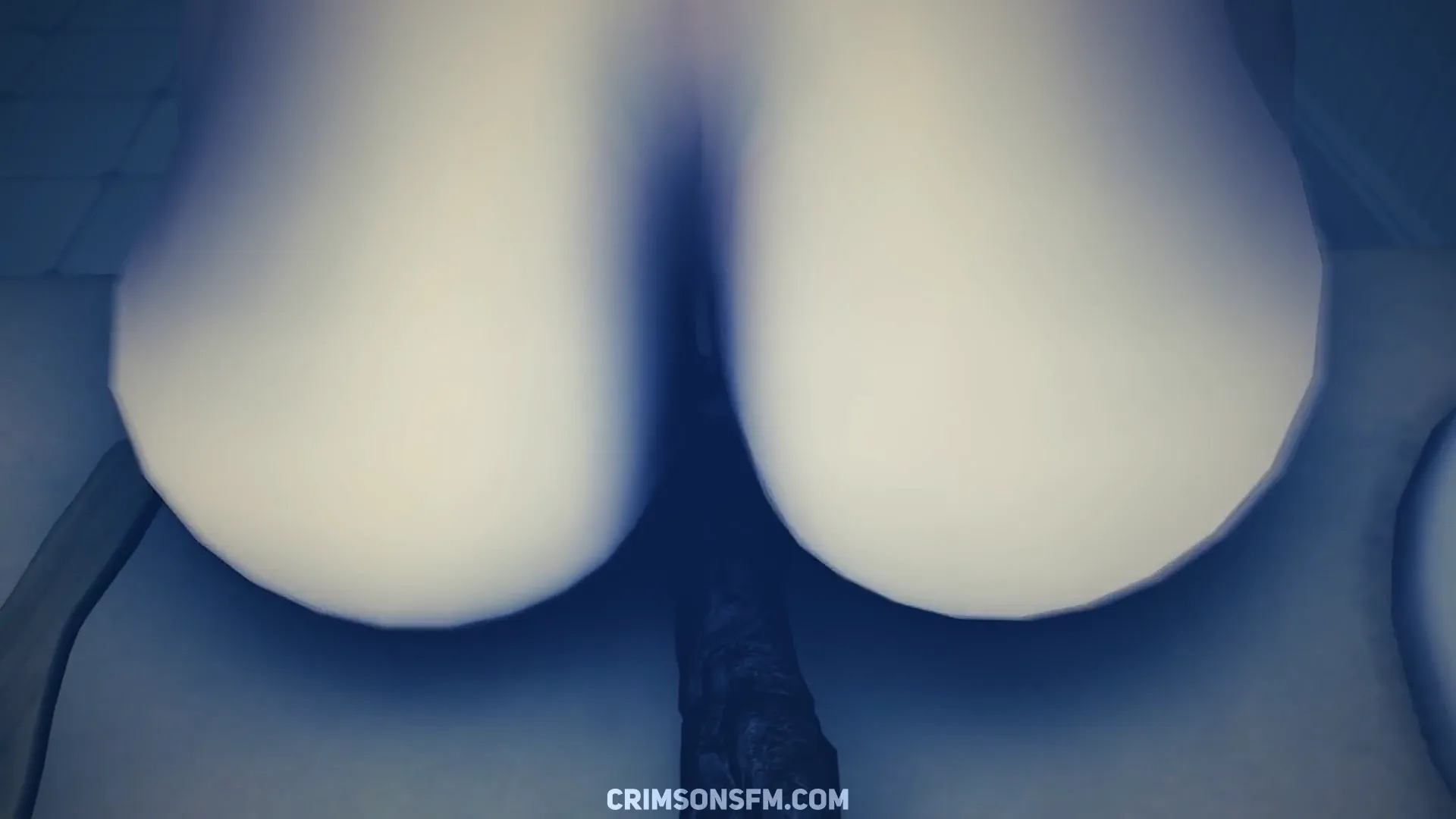 Raiden Shogun farts on Aether — pooping scene with scat alternative — fetish SFM preview 1