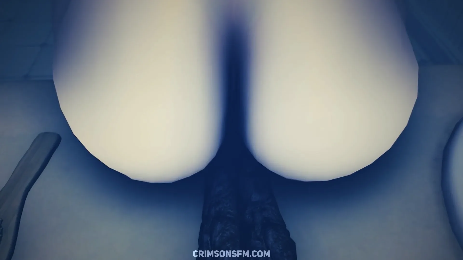 Raiden Shogun farts on Aether — pooping scene with scat alternative — fetish SFM preview 2