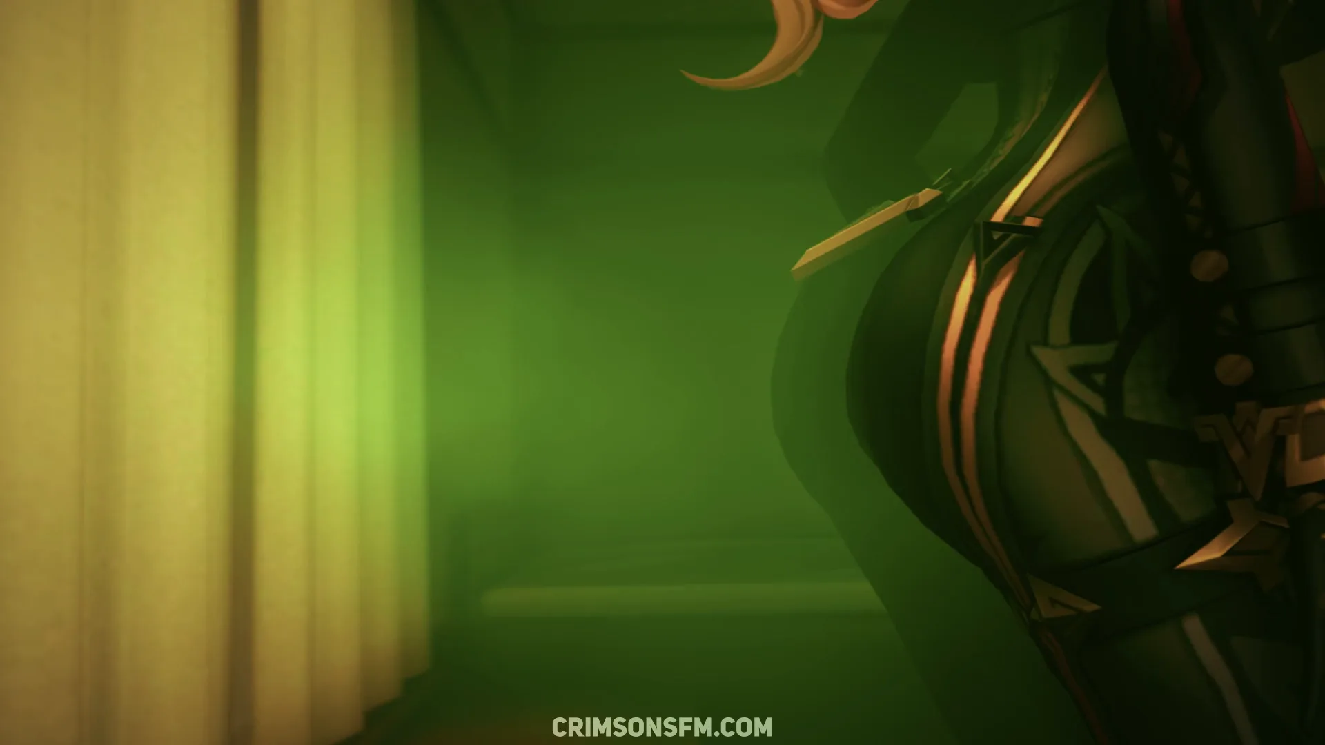Mavuika farts on Ganyu with gas cloud — Gas fetish SFM preview 1