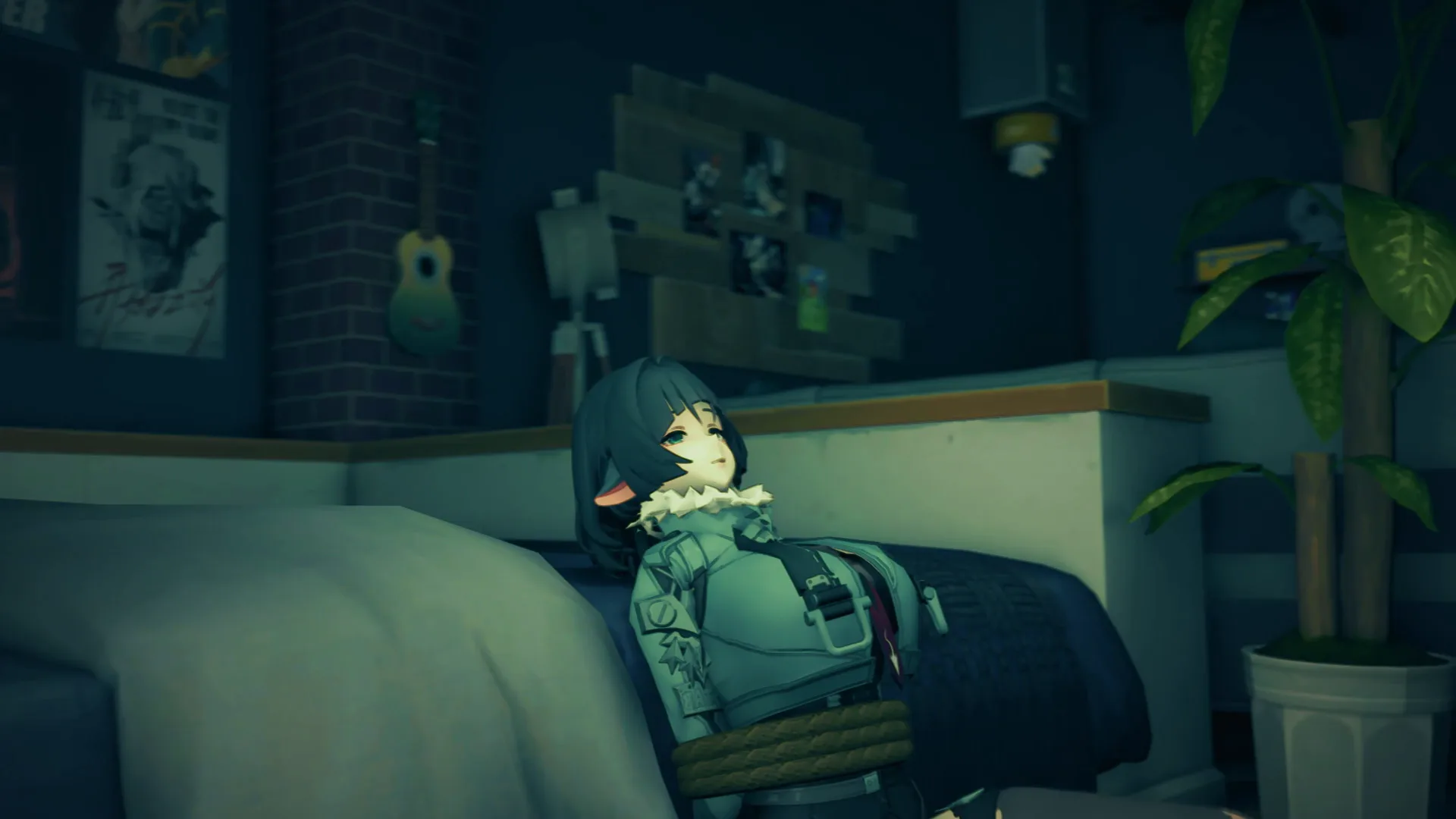Zhu Yuan farts on Jane Doe