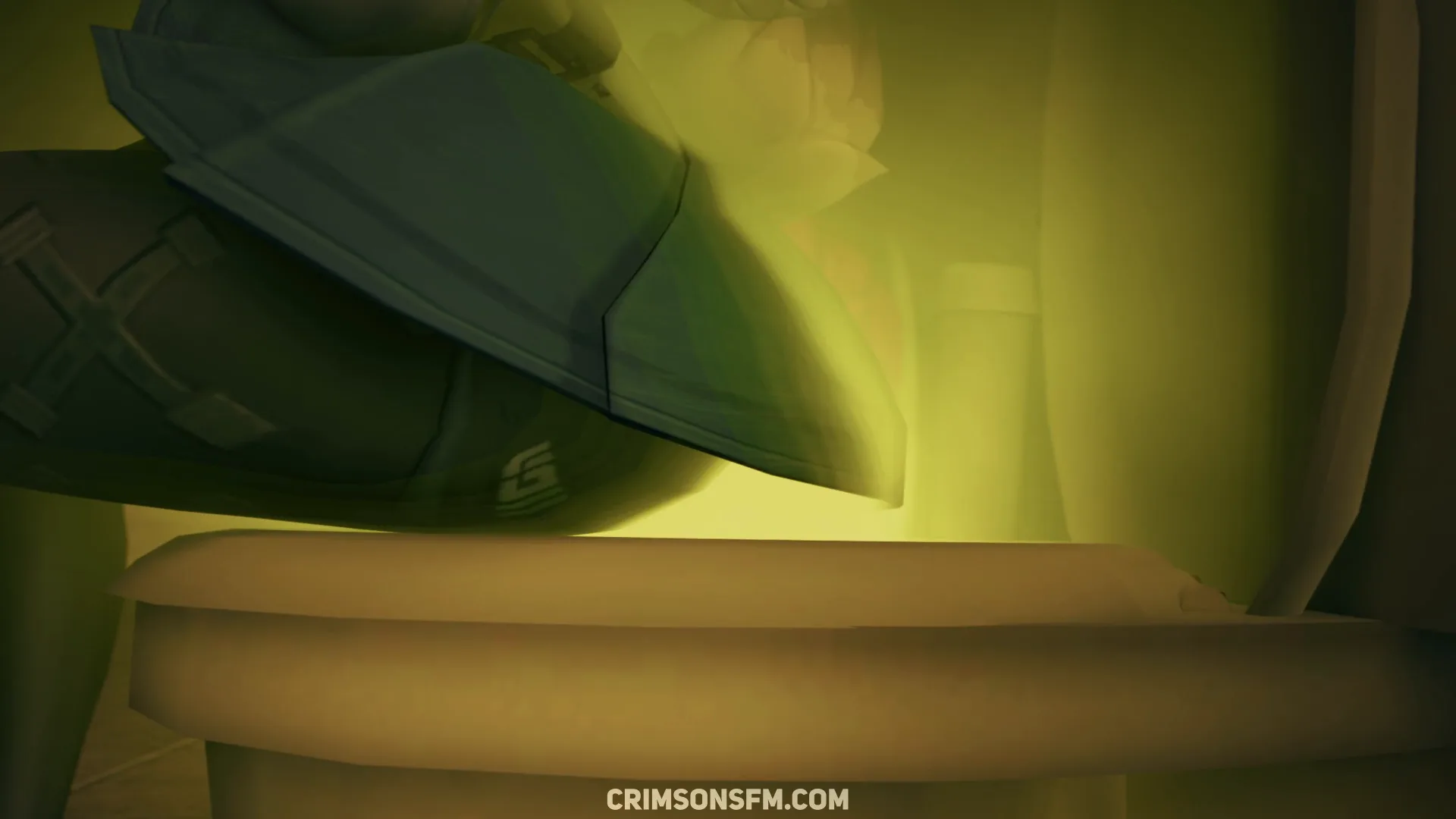 Alice and Yuzuha fart together with gas cloud — Gas fetish SFM preview 2