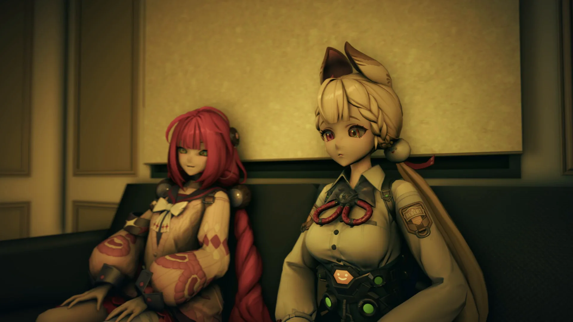 Alice and Yuzuha fart together