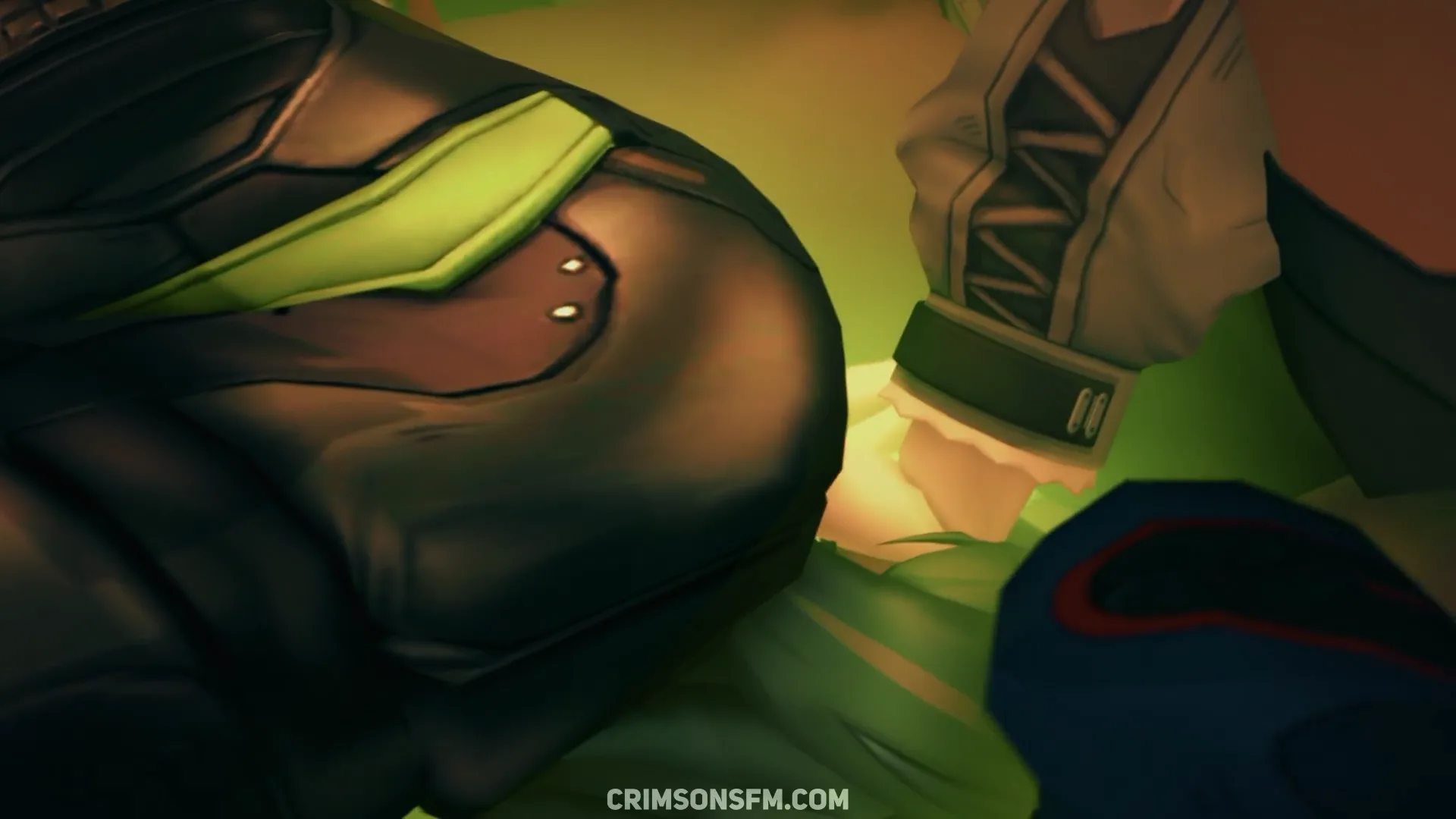 Jane Doe and Zhu Yuan farts on Eula with gas cloud — Gas fetish SFM preview 2