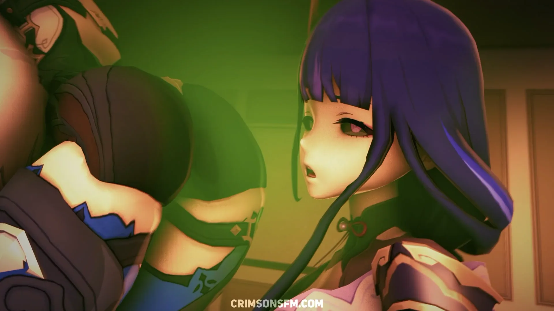 Eula farts on Raiden Shogun - Gas version