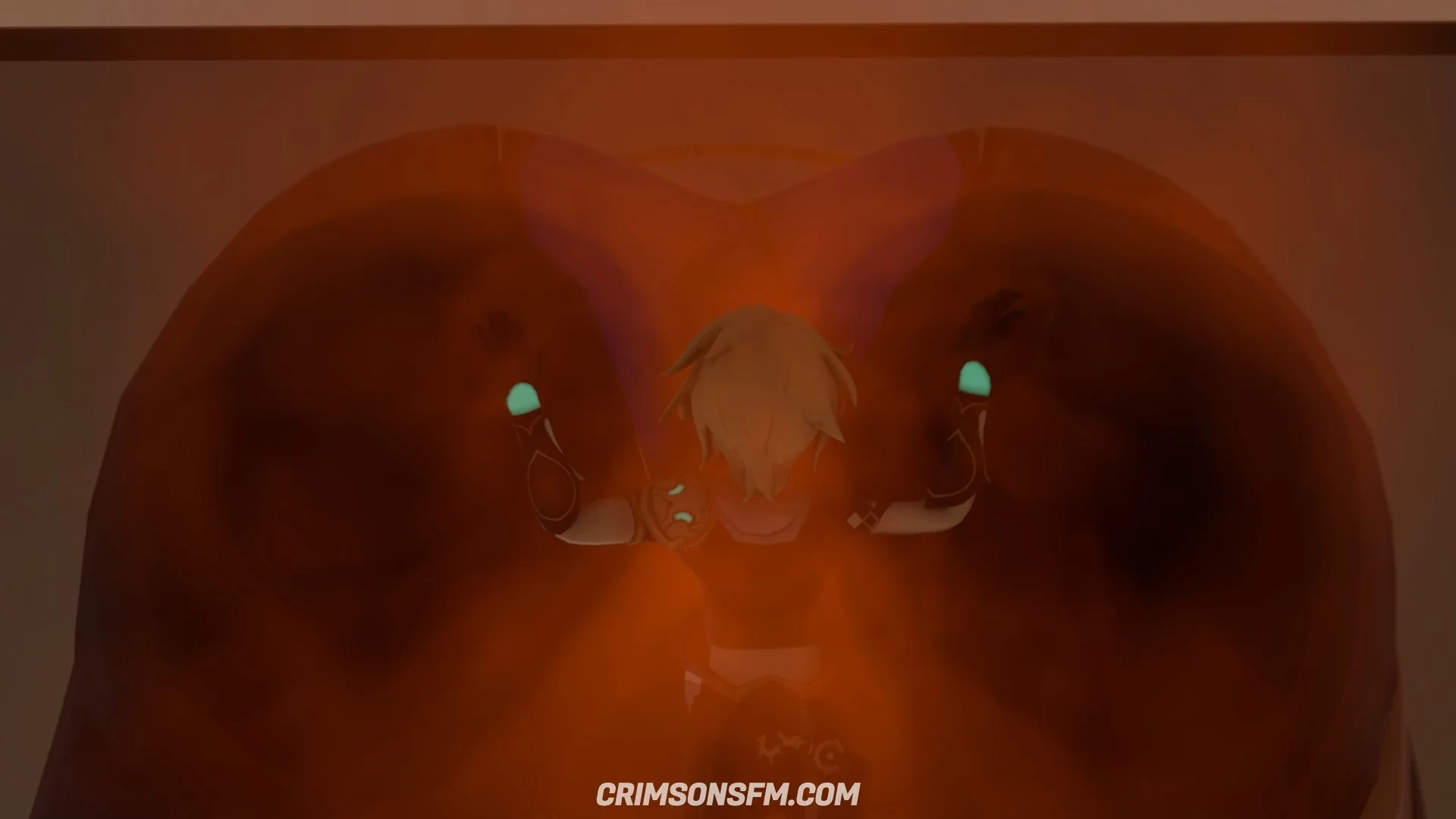 Mona farts on Aether with gas cloud – Gas fetish SFM preview 1