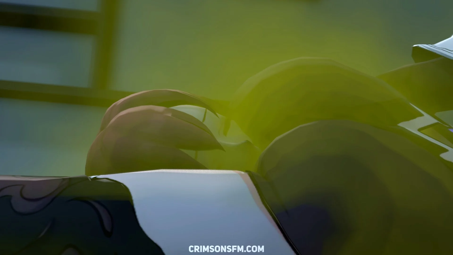 Elysia farts on Eden with gas cloud – Gas fetish SFM preview 1