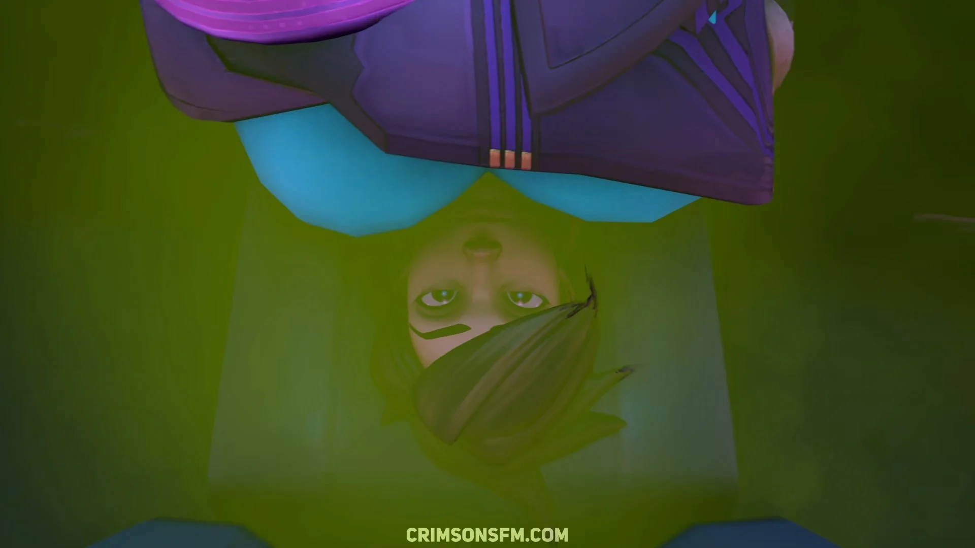 Sombra farts on Tracer with gas cloud – Gas fetish SFM preview 1