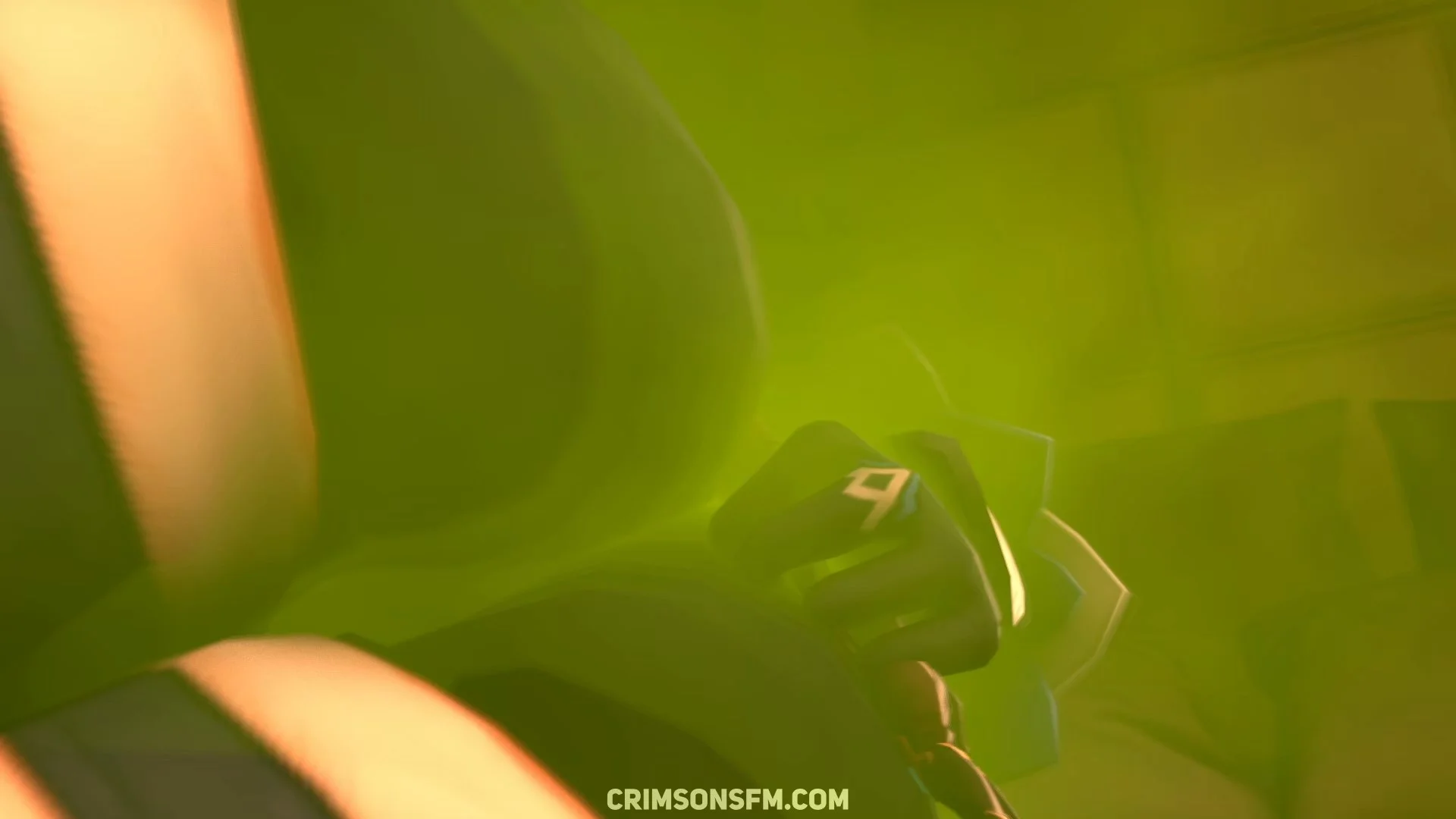 Eula farts on Aether with gas cloud – Gas fetish SFM preview 1