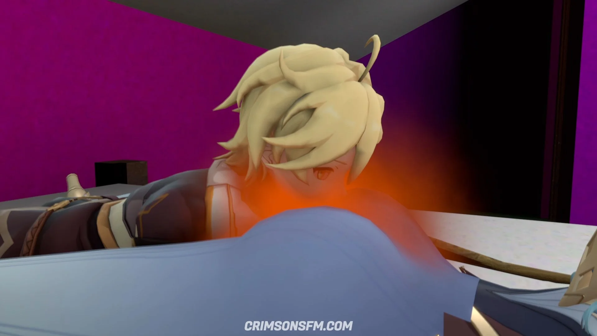 Layla farts on Aether. with gas cloud – Gas fetish SFM preview 1