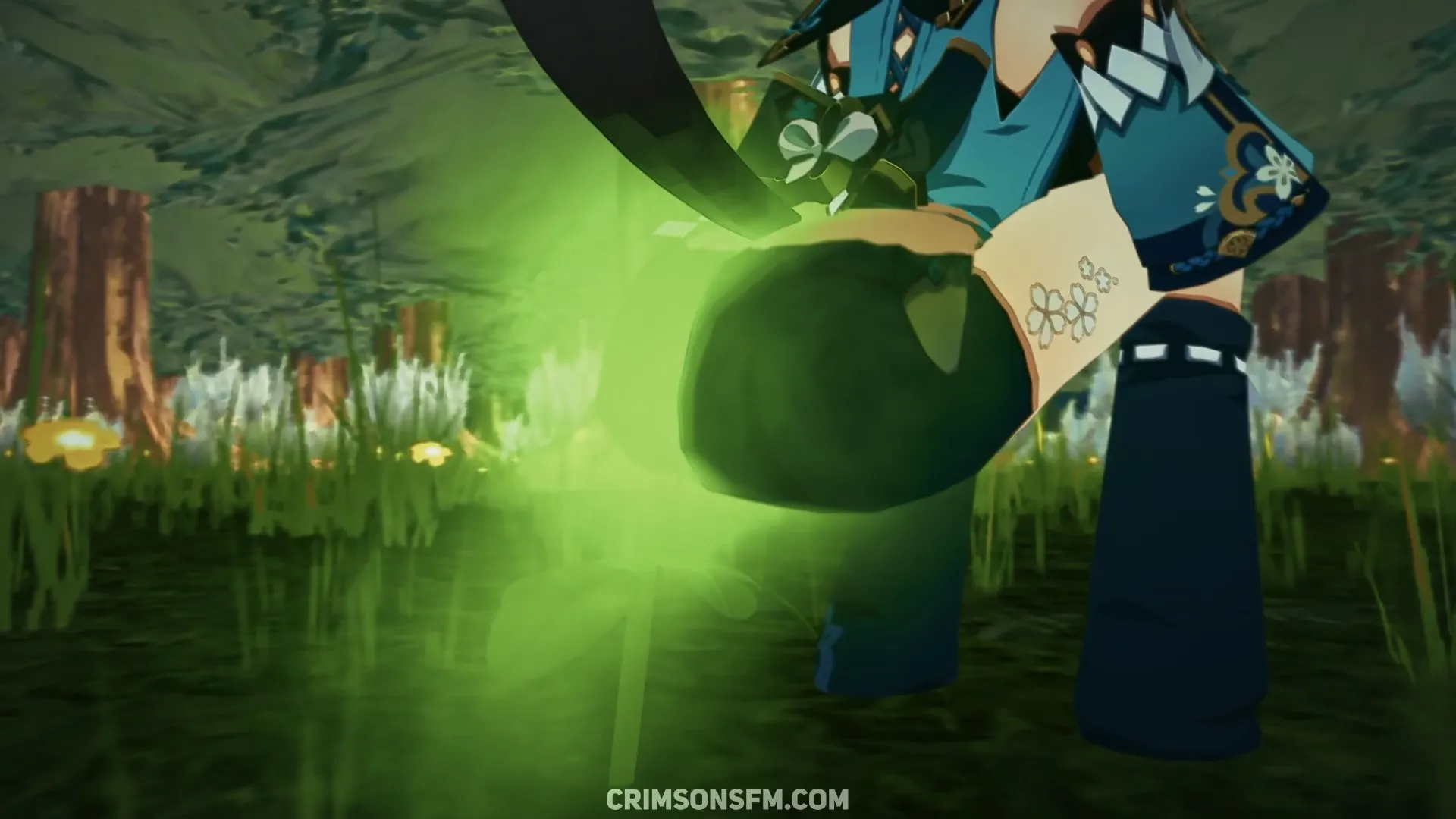  Kirara and Lauma fart in a Forest with gas cloud — Gas fetish SFM preview 1