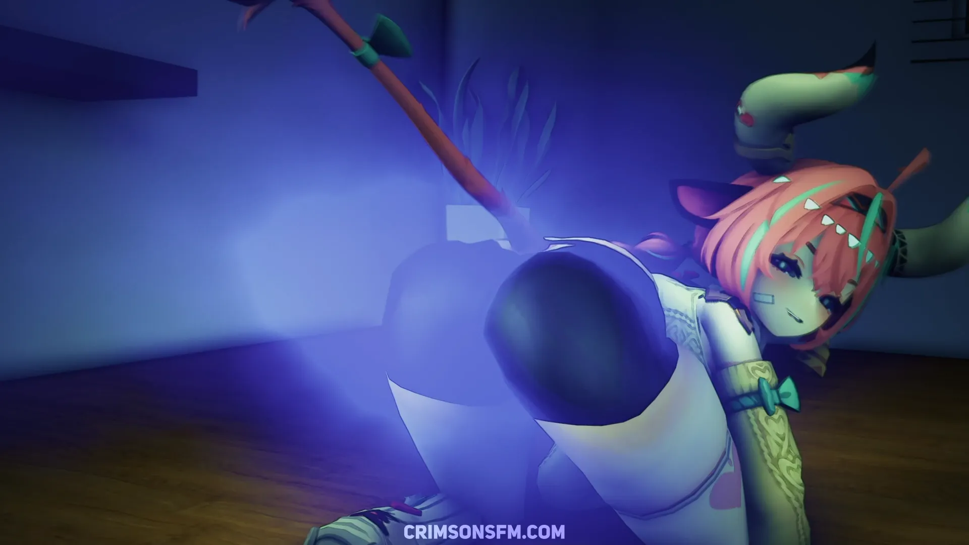 Varesa farts for You with gas cloud — Gas fetish SFM preview 1