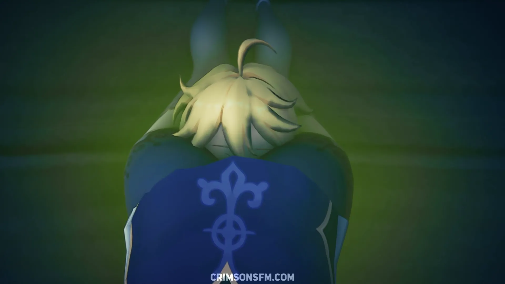 Lisa farts on Aether with gas cloud — Gas fetish SFM preview 1