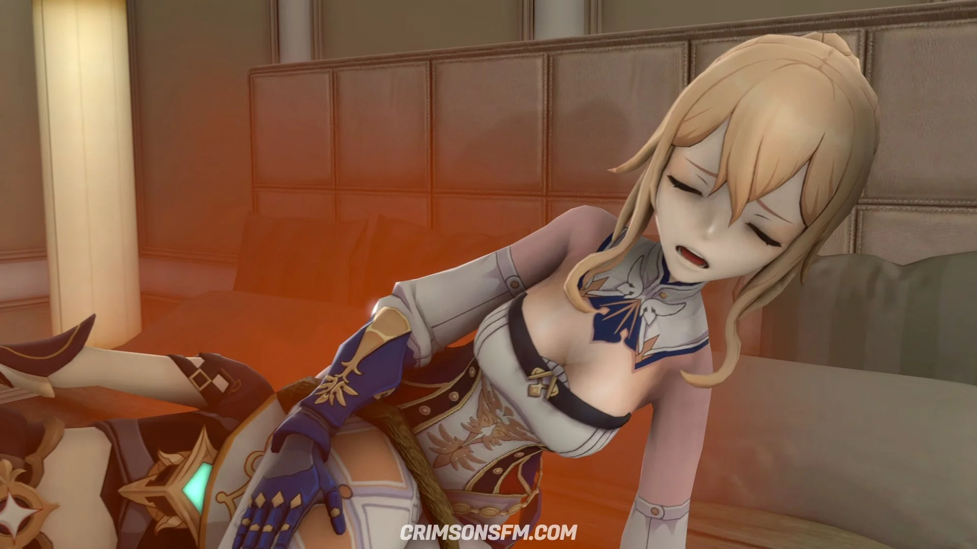 Jean farts on Aether with gas cloud – Gas fetish SFM preview 1