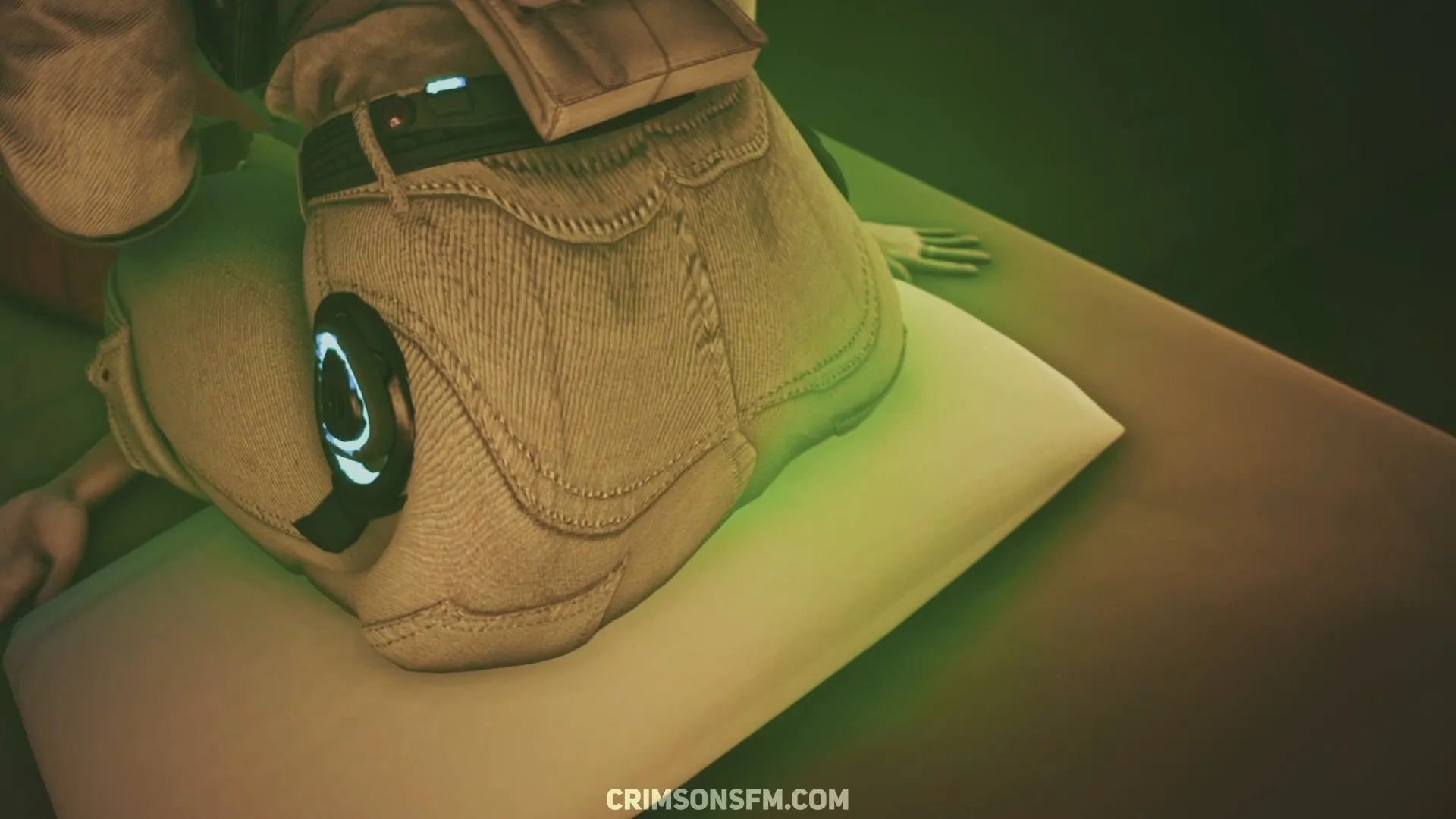 Hailey farts on Scarlet with gas cloud – Gas fetish SFM preview 2