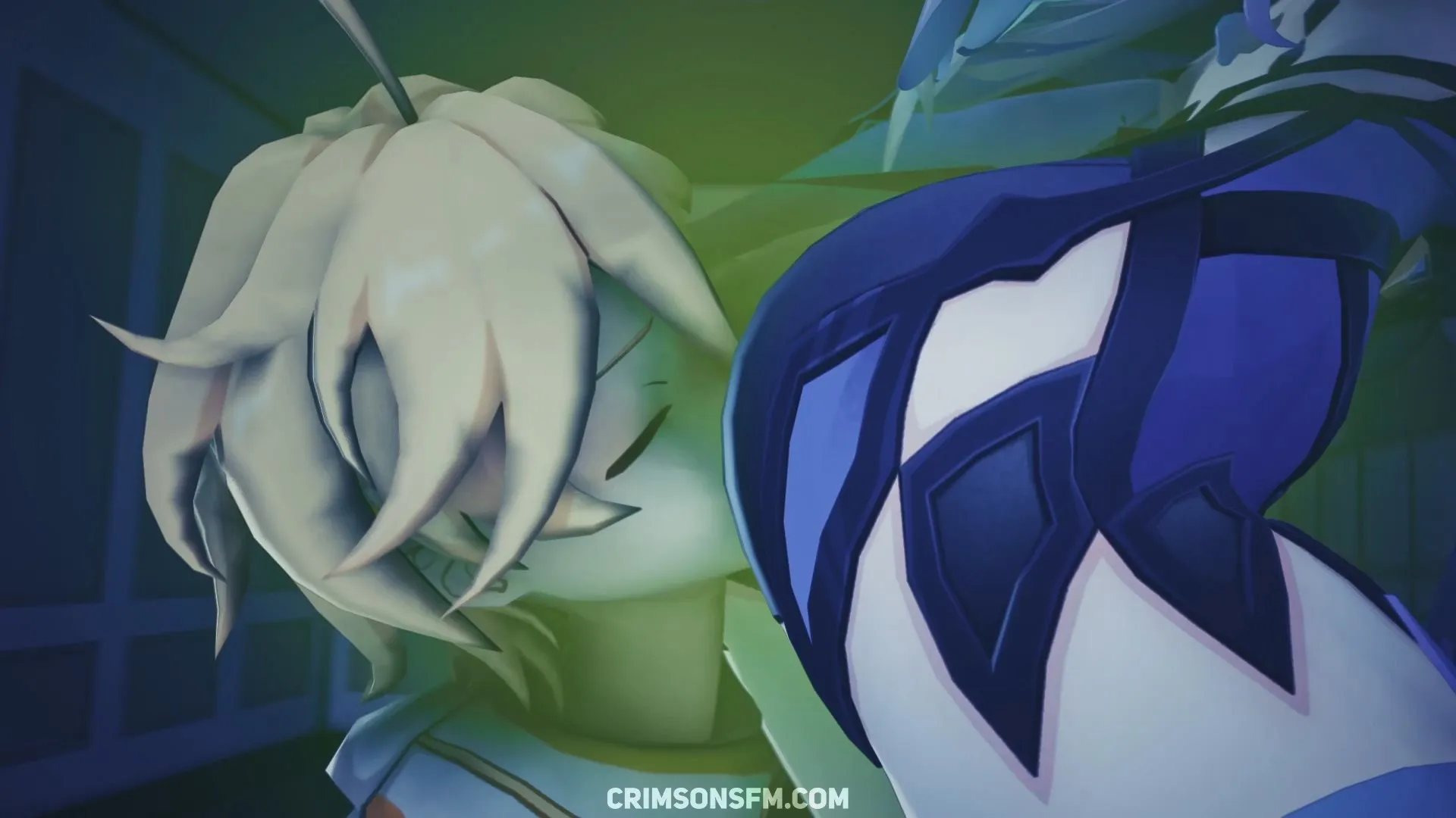 Skirk farts on Aether with gas cloud – Gas fetish SFM preview 2