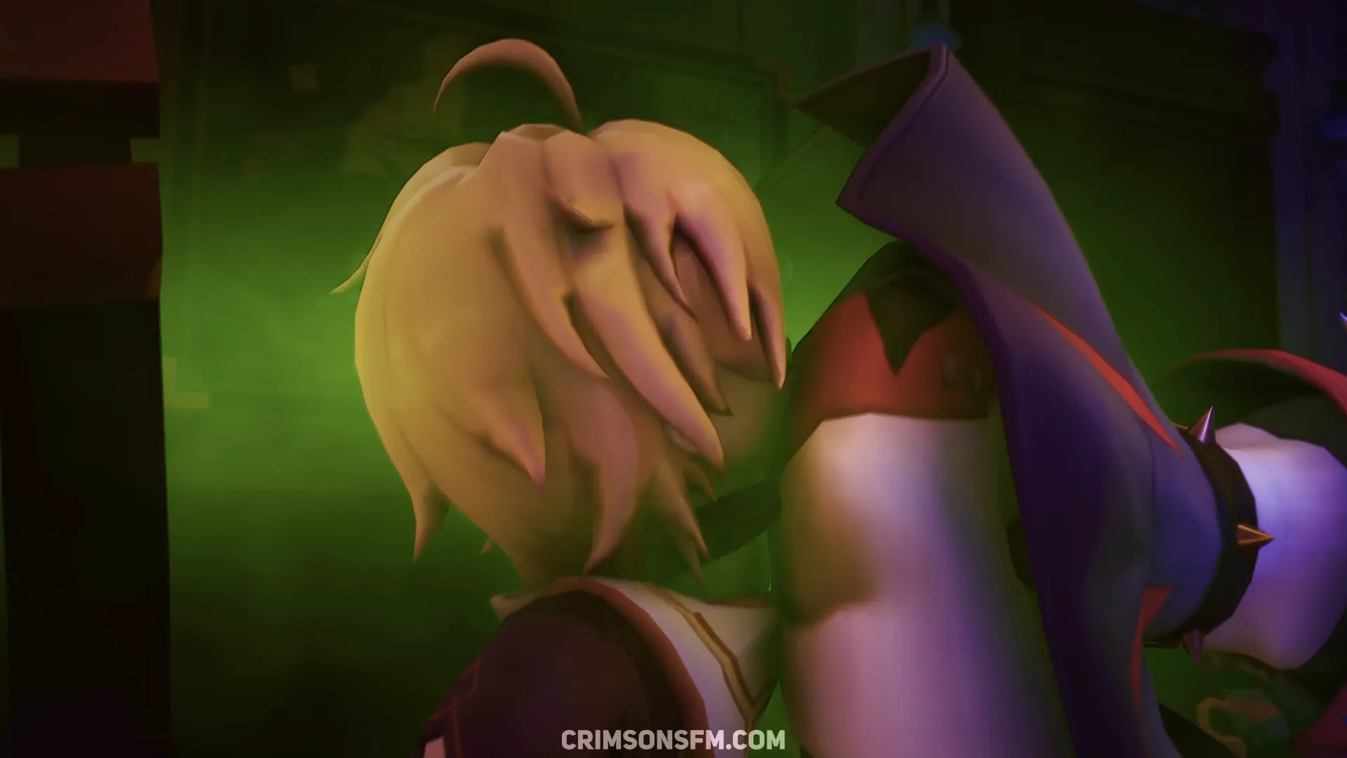 Burnice farts on Aether with gas cloud – Gas fetish SFM preview 2