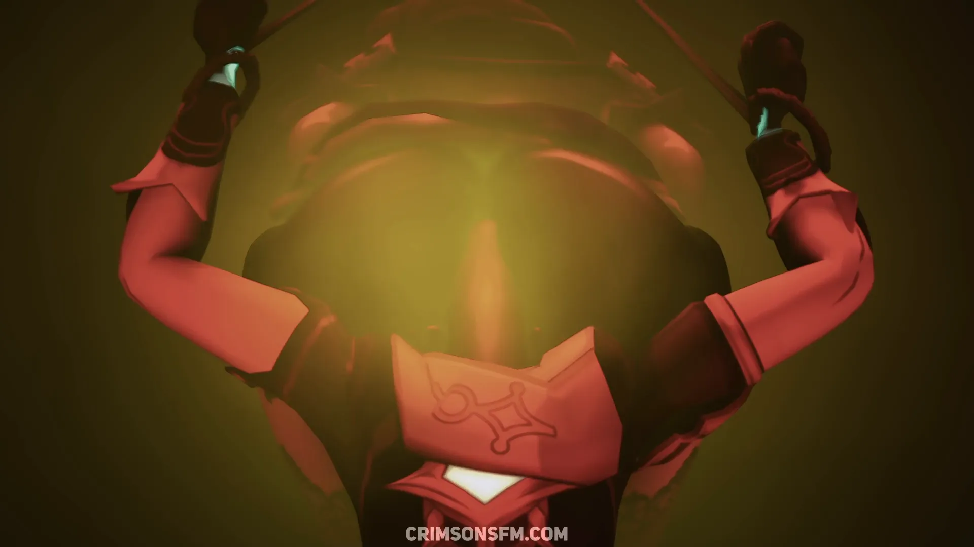 Lisa farts on Aether with gas cloud — Gas fetish SFM preview 2