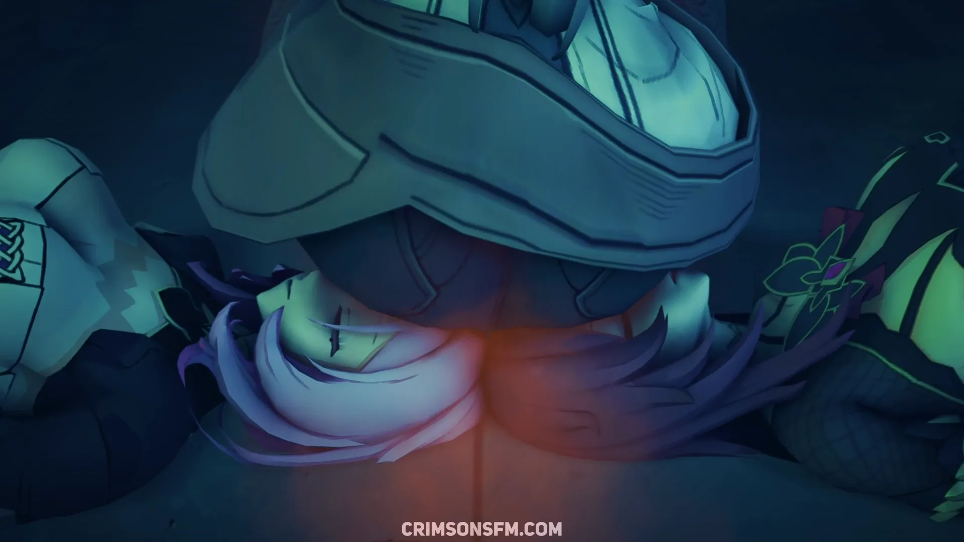 Natasha farts on Eden and Elysia with gas cloud — Gas fetish SFM preview 2