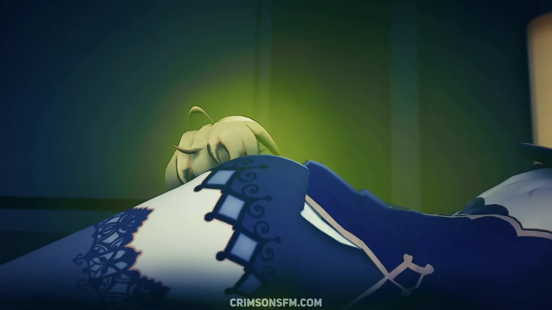 Lisa farts on Aether with gas cloud — Gas fetish SFM preview 2