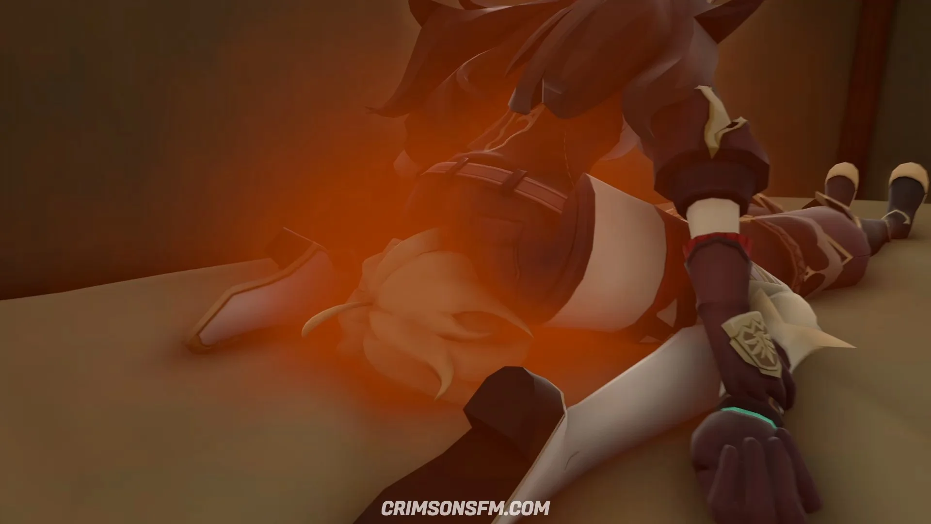 Amber farts on Aether with gas cloud – Gas fetish SFM preview 3