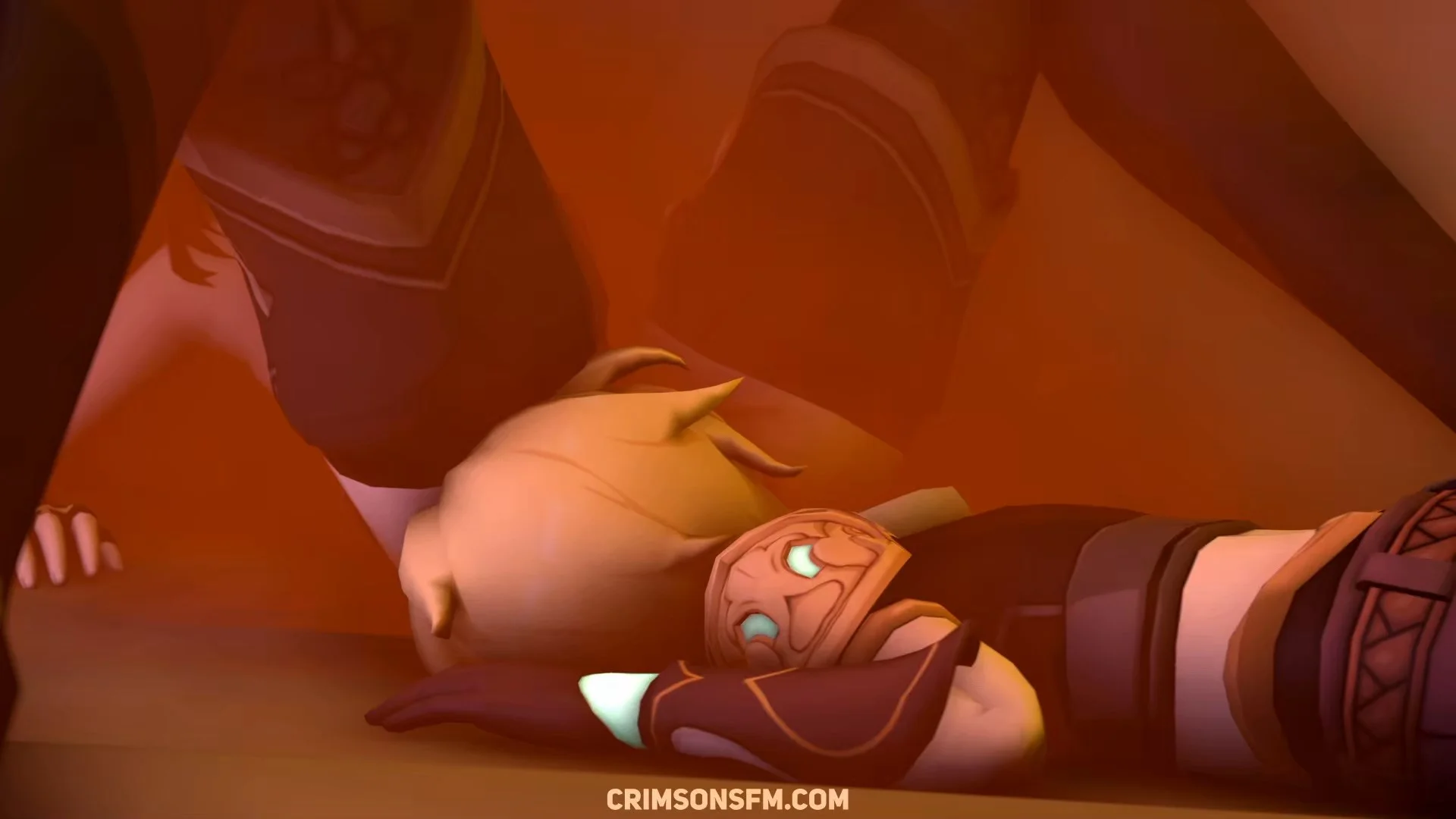 Beidou farts on Aether with gas cloud – Gas fetish SFM preview 3