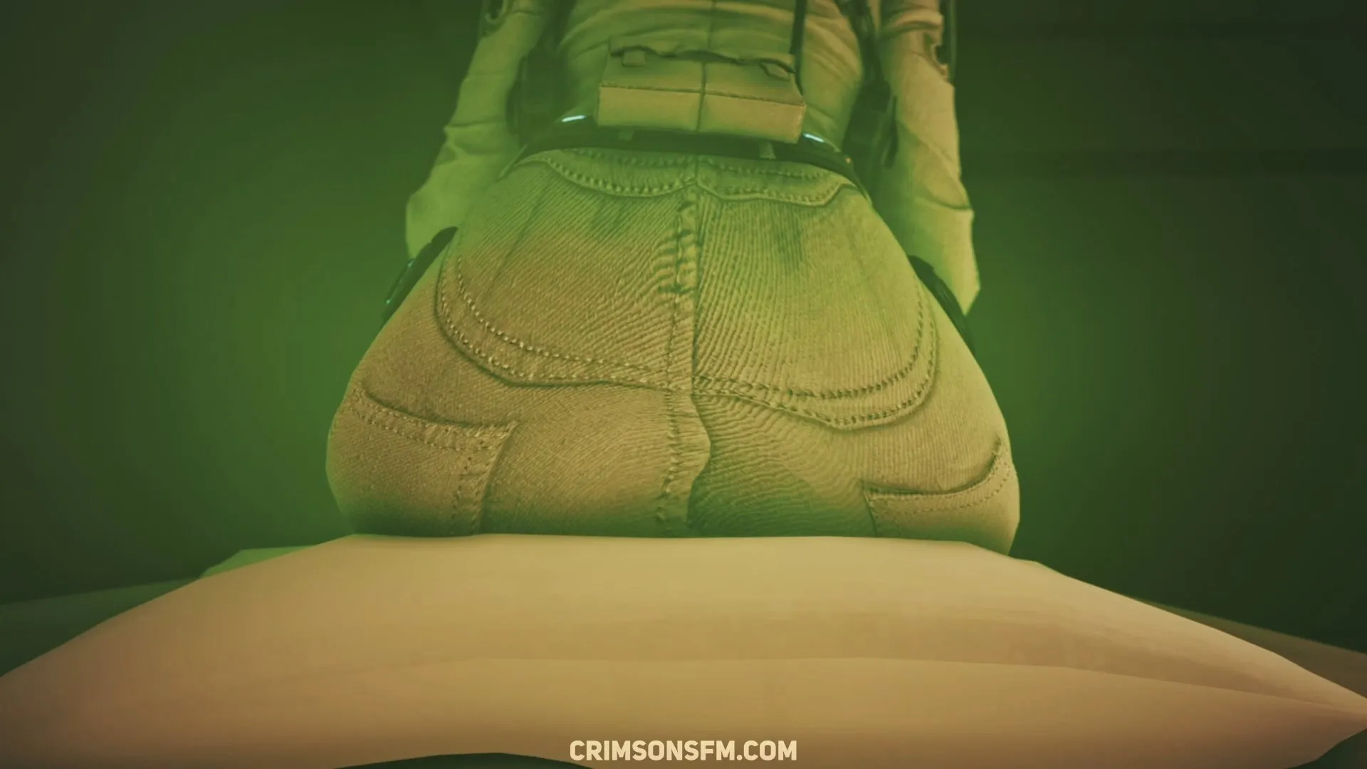 Hailey farts on Scarlet with gas cloud – Gas fetish SFM preview 3