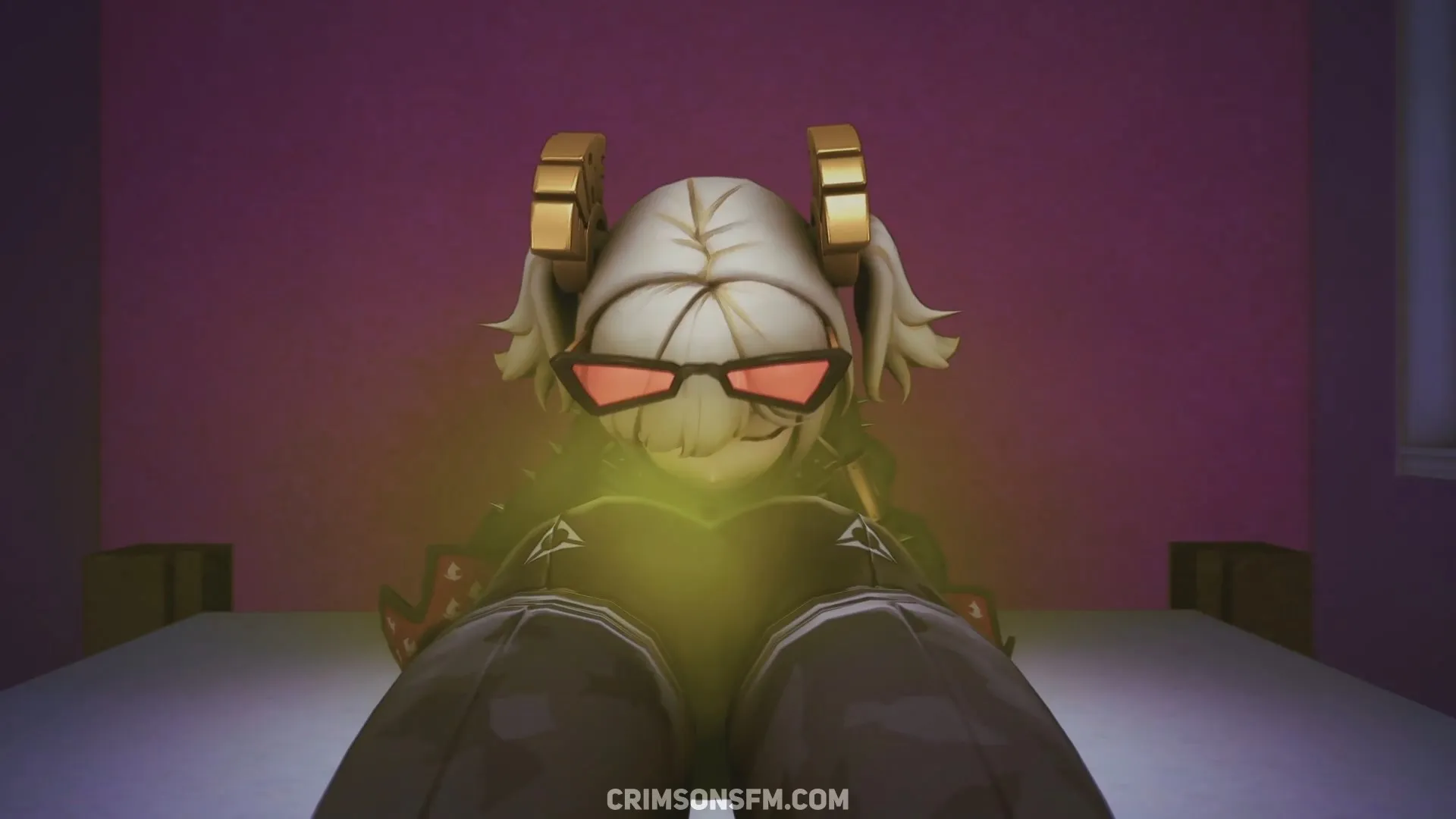 Trigger farts on Burnice with gas cloud – Gas fetish SFM preview 3