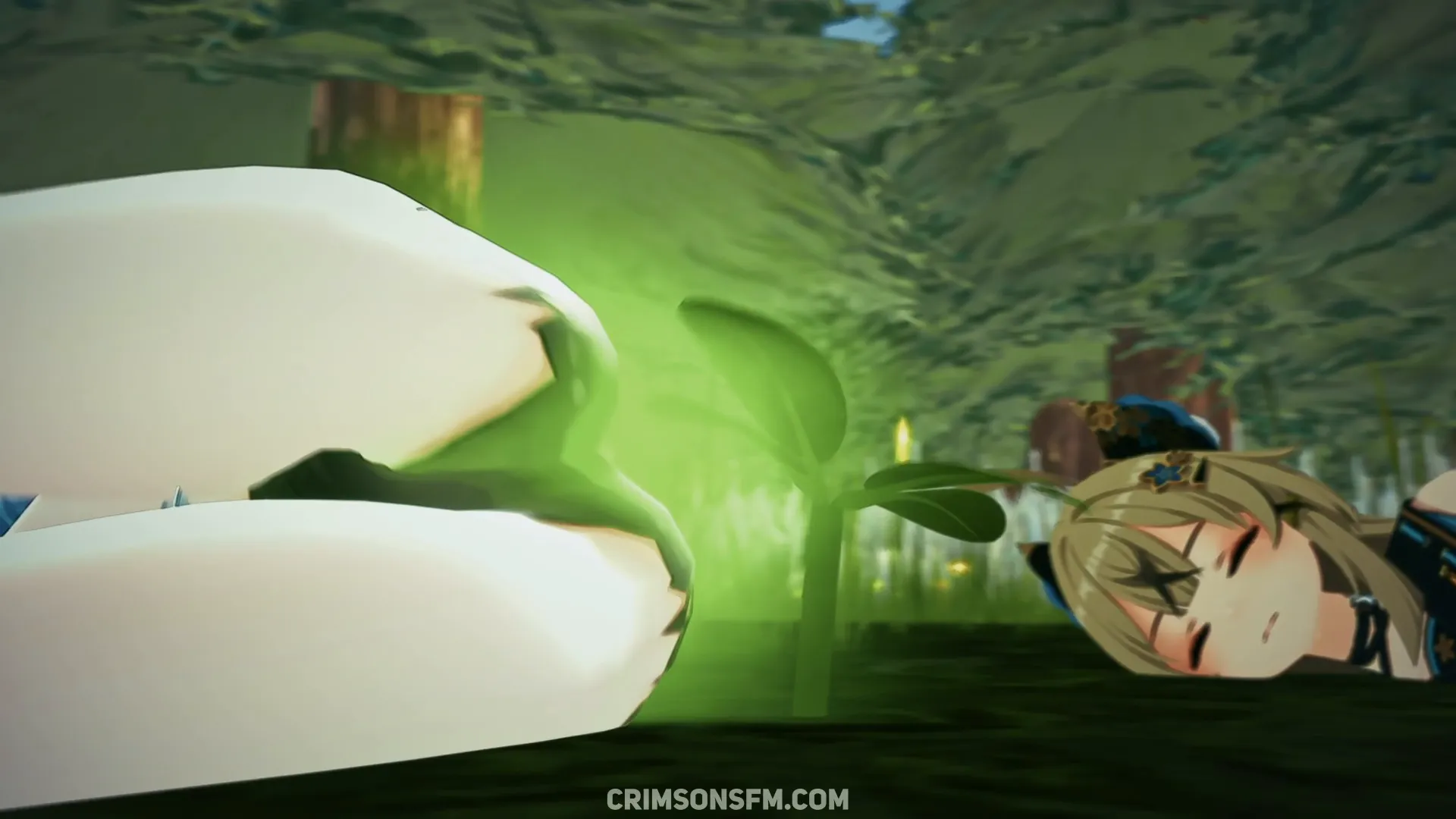  Kirara and Lauma fart in a Forest with gas cloud — Gas fetish SFM preview 3