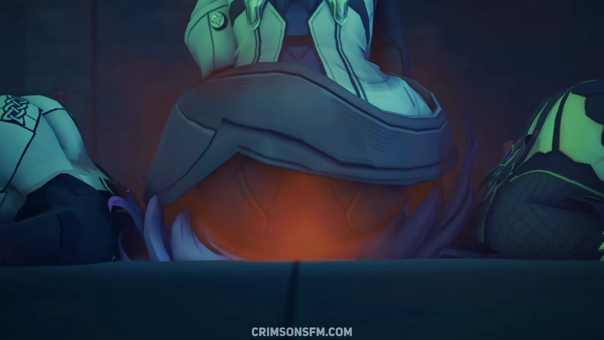 Natasha farts on Eden and Elysia with gas cloud — Gas fetish SFM preview 3