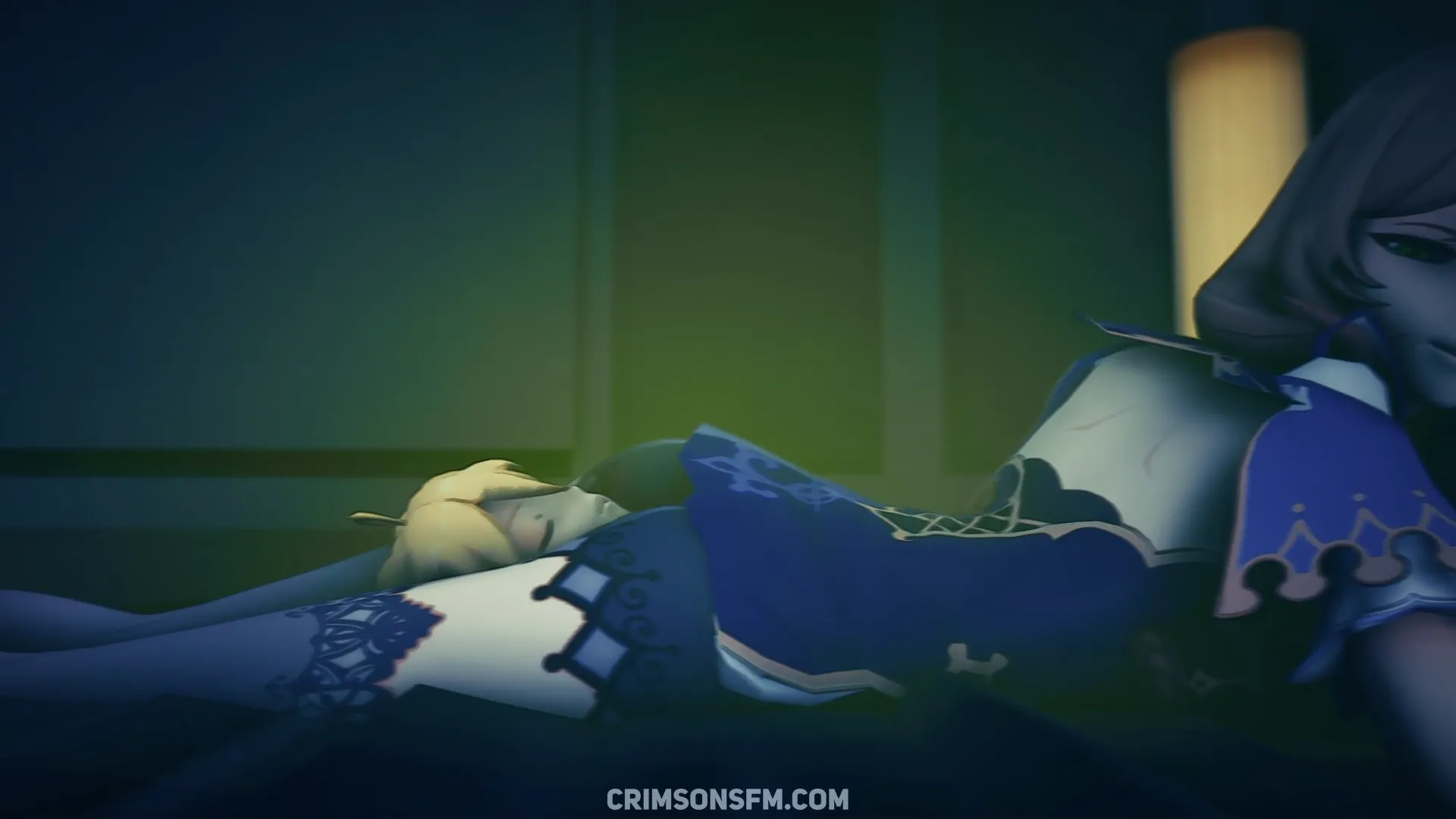 Lisa farts on Aether with gas cloud — Gas fetish SFM preview 3