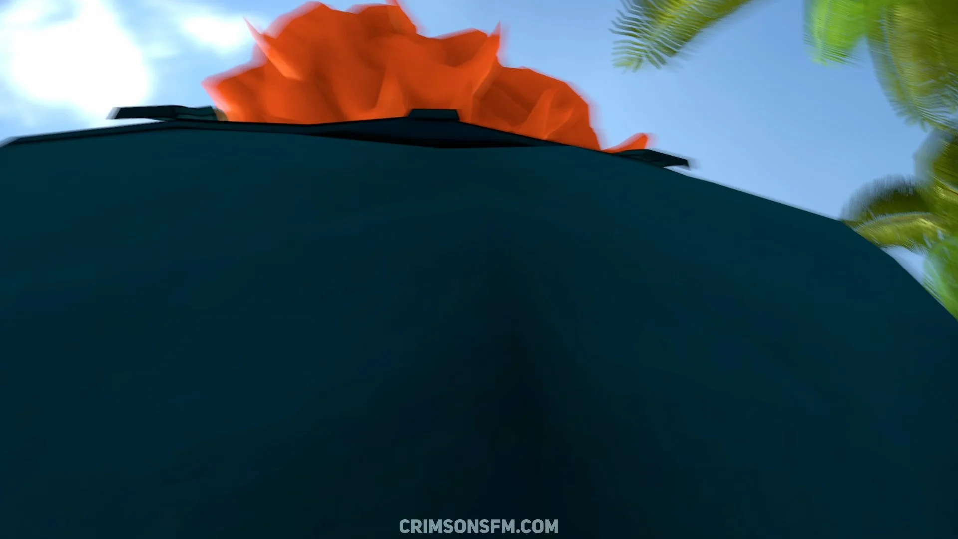 POV perspective in Nami farts on Nico – fetish SFM preview 1