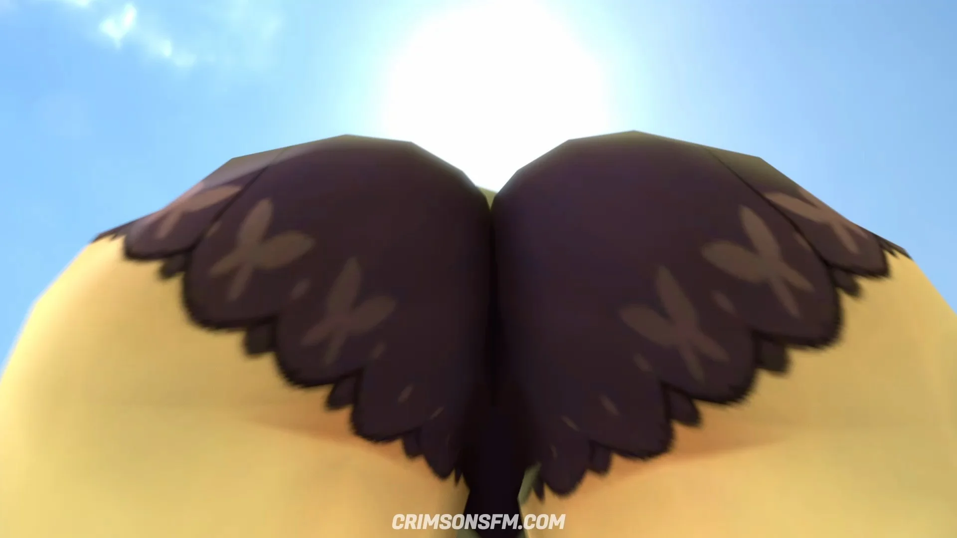 POV perspective in Raiden shogun farts on Ganyu – fetish SFM preview 1