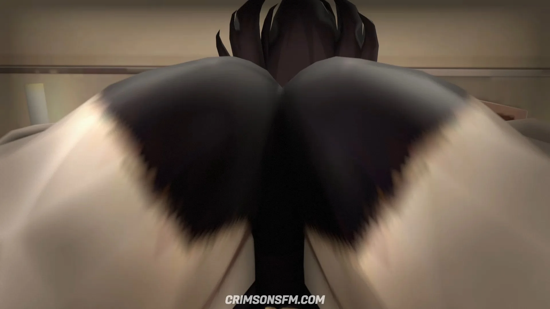 POV perspective in Beidou farts on Amber — fetish SFM preview 1