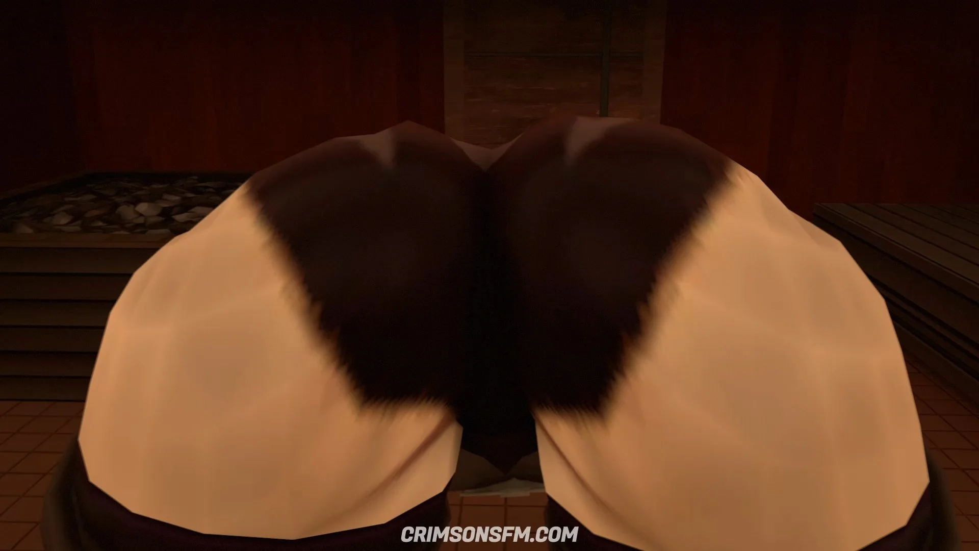 POV perspective in Beidou farts on Aether – fetish SFM preview 2