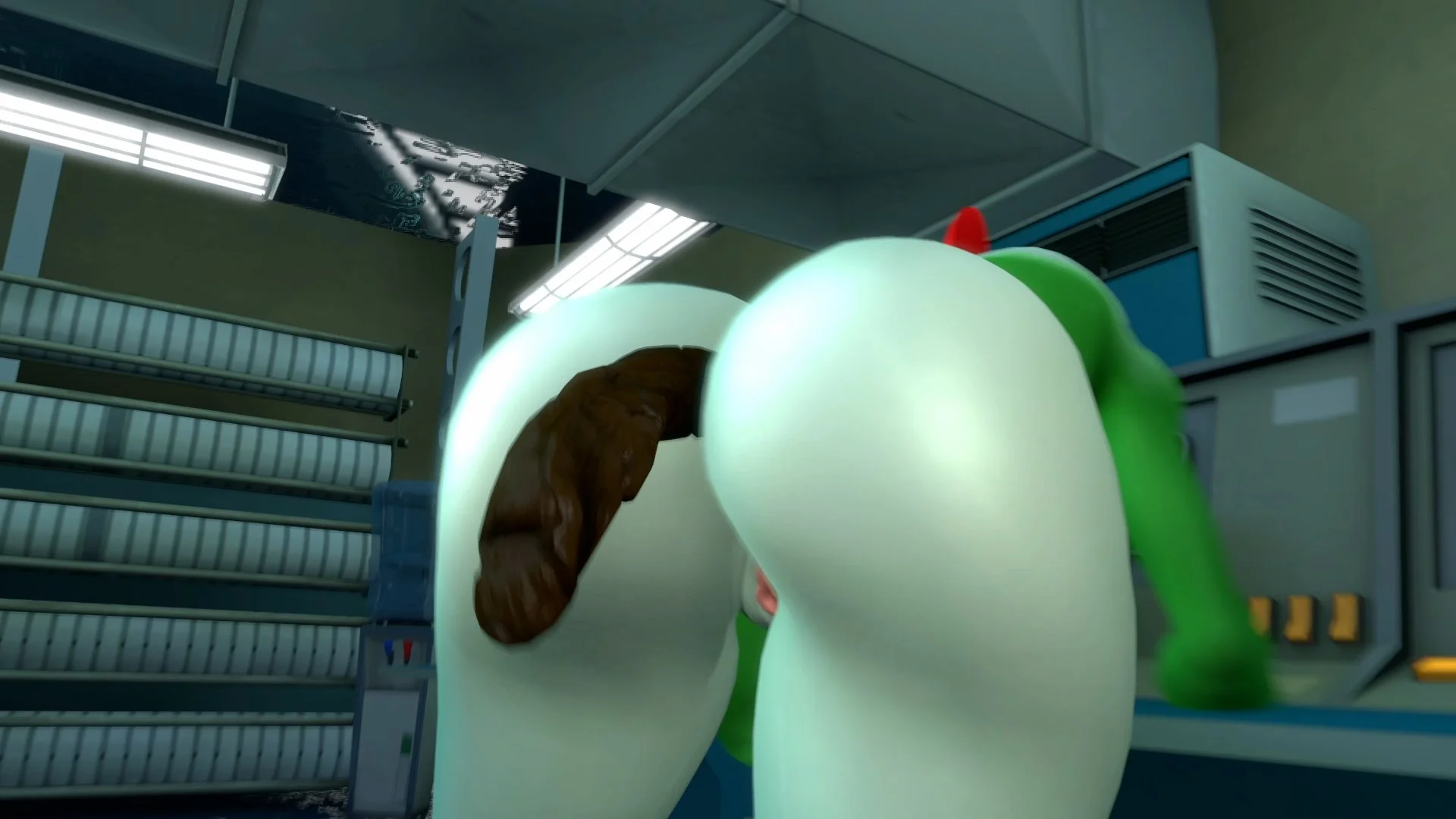 Gardevoir farts on you – pooping scene with scat alternative – fetish SFM preview 1