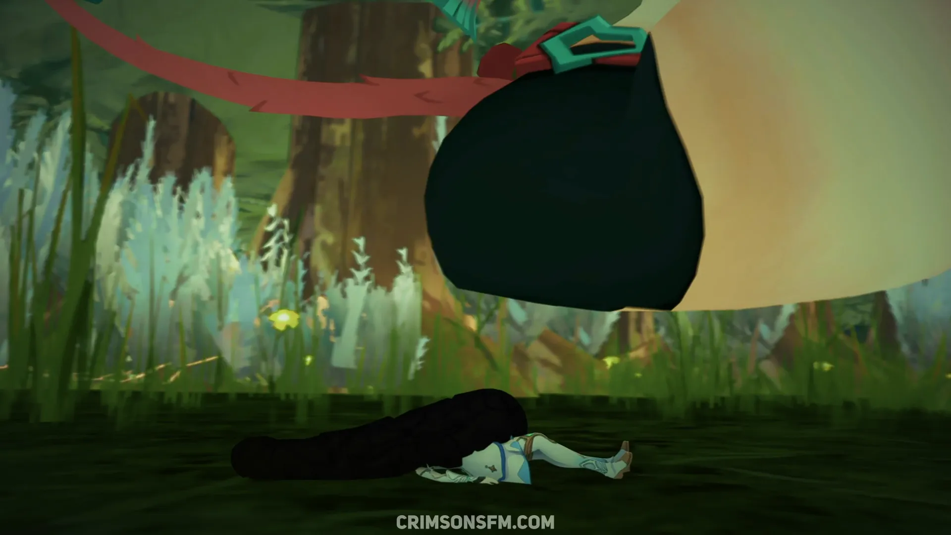 Varesa farts on Lumine – pooping scene with scat alternative – fetish SFM preview 1