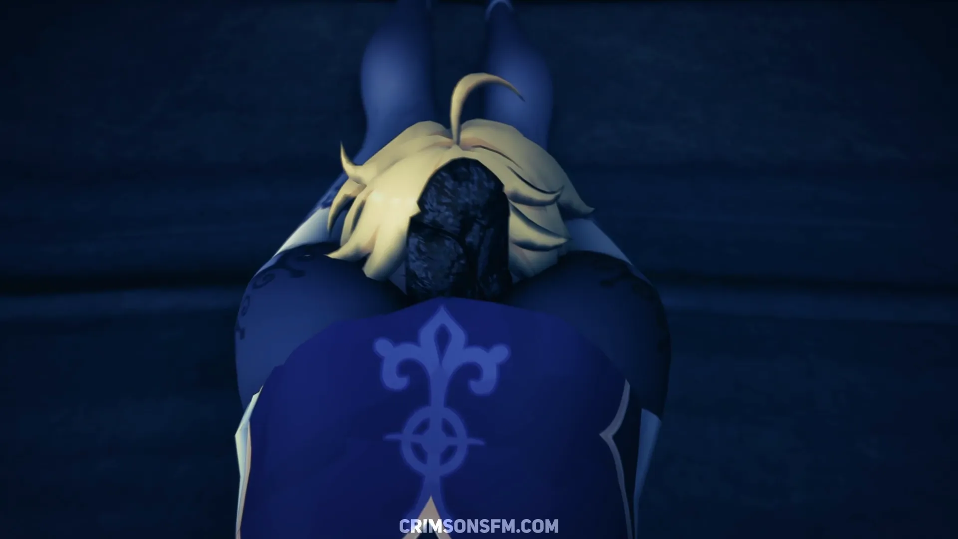 Lisa farts on Aether — pooping scene with scat alternative — fetish SFM preview 1